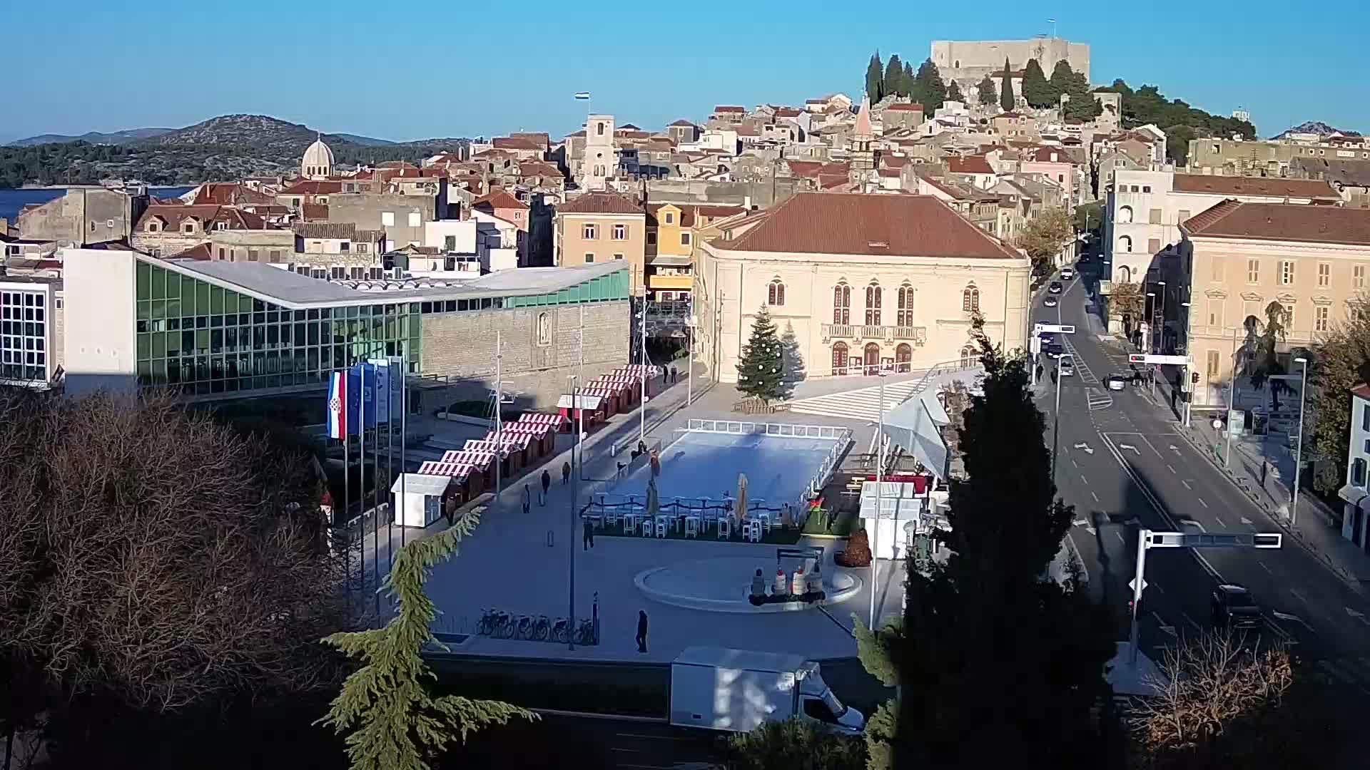 Webcam Šibenik – plaza Poljana