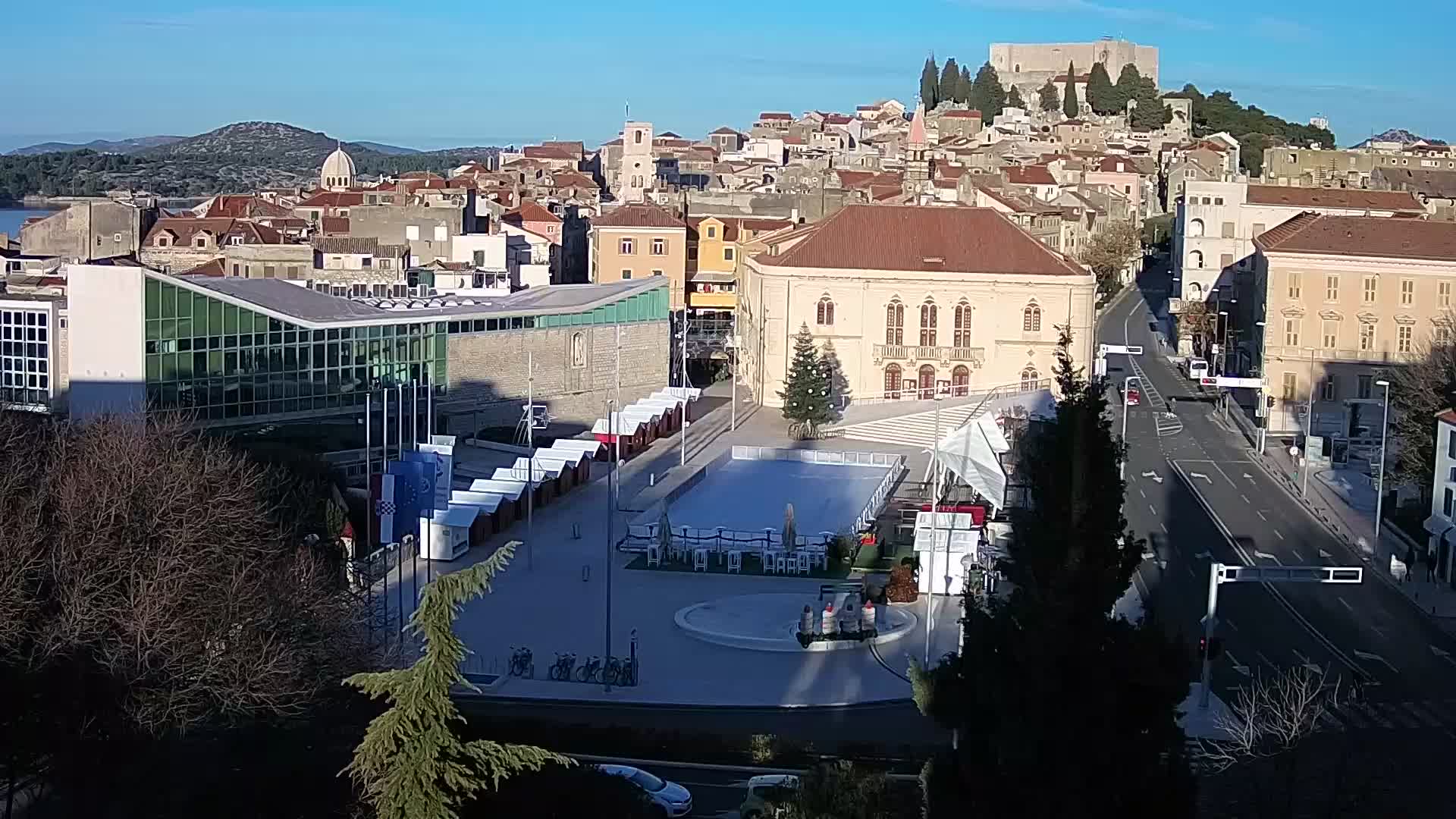 Webcam Šibenik – plaza Poljana