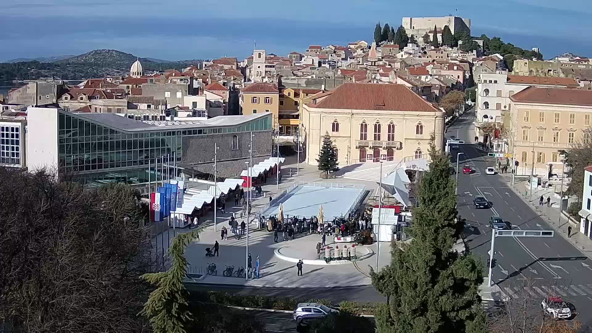 Webcam Šibenik – Poljana Platz