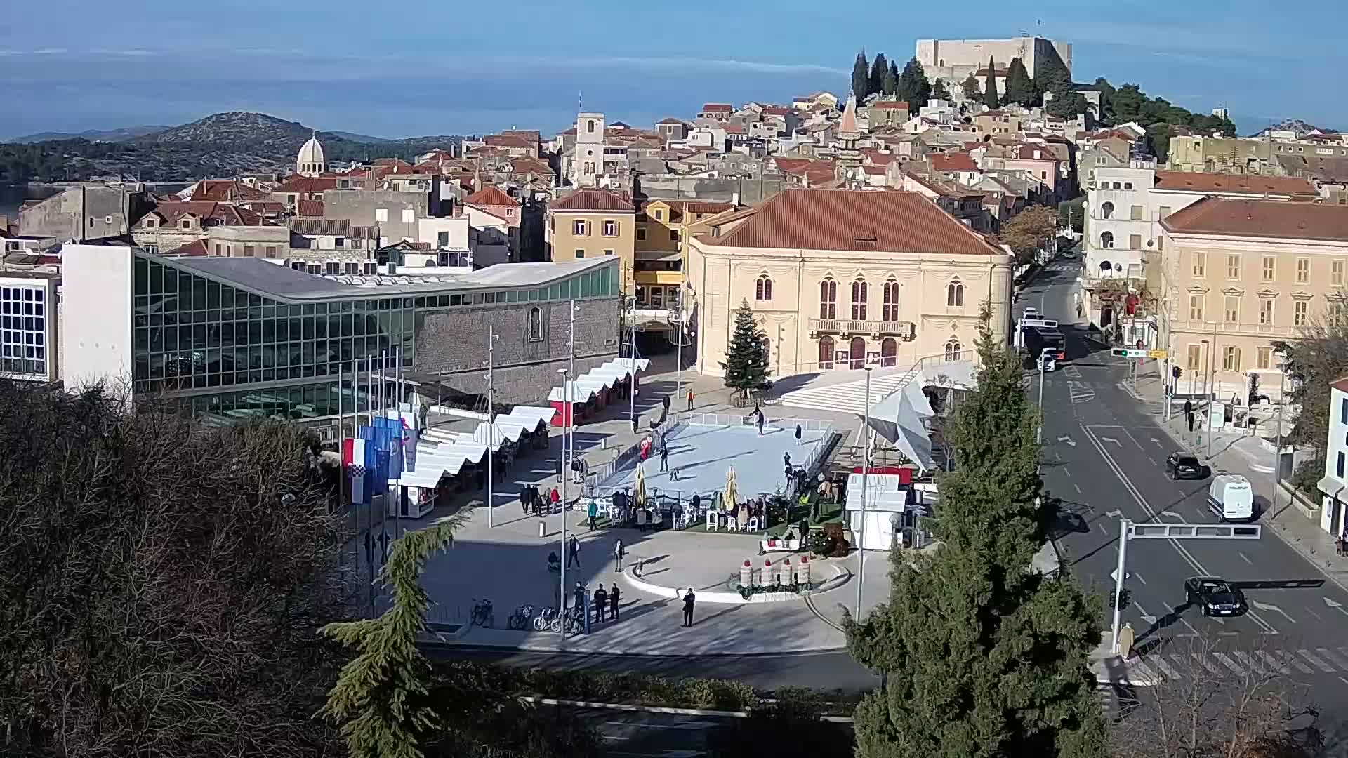 Webcam Šibenik – Poljana Platz