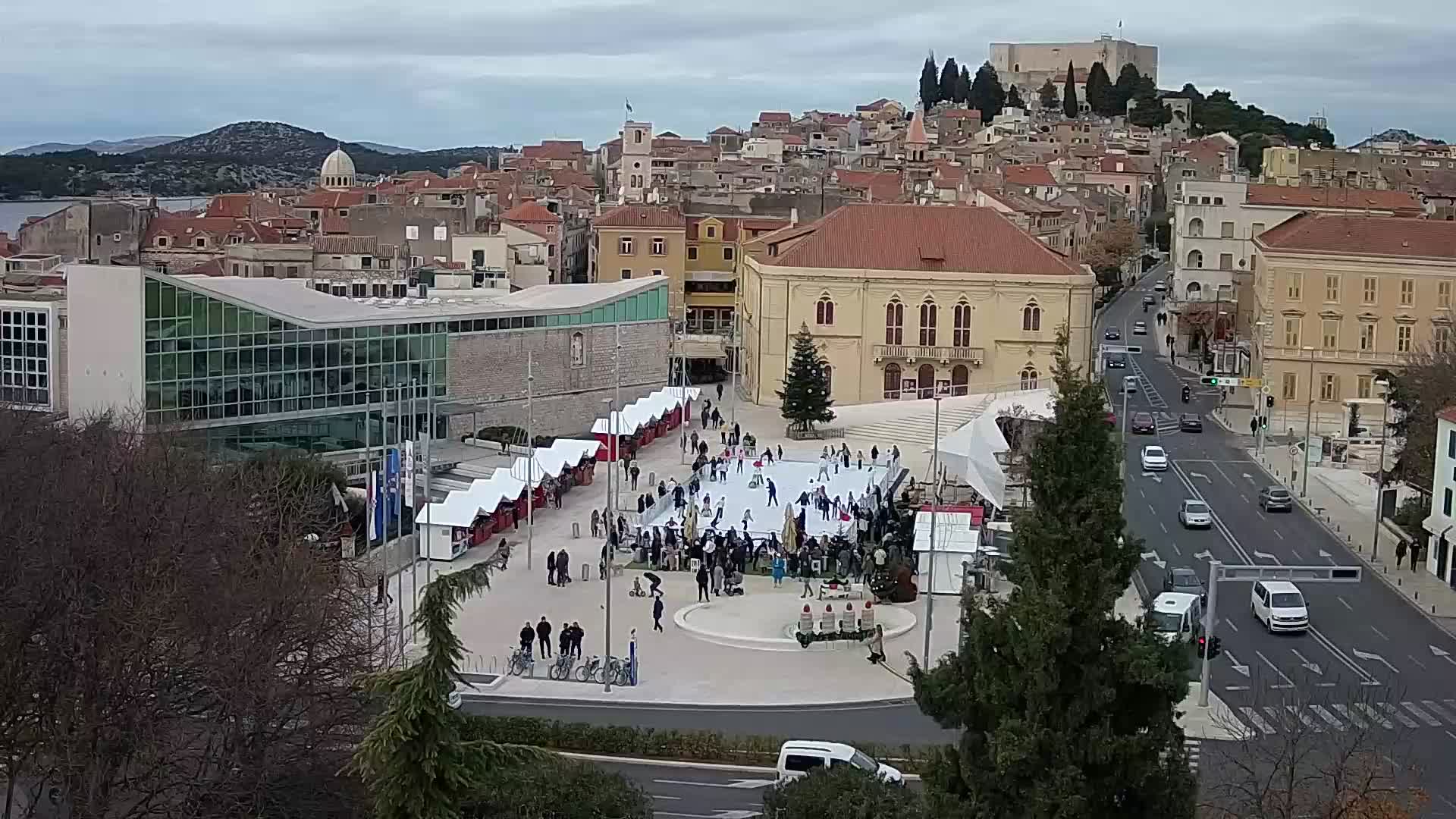 Webcam Šibenik – plaza Poljana