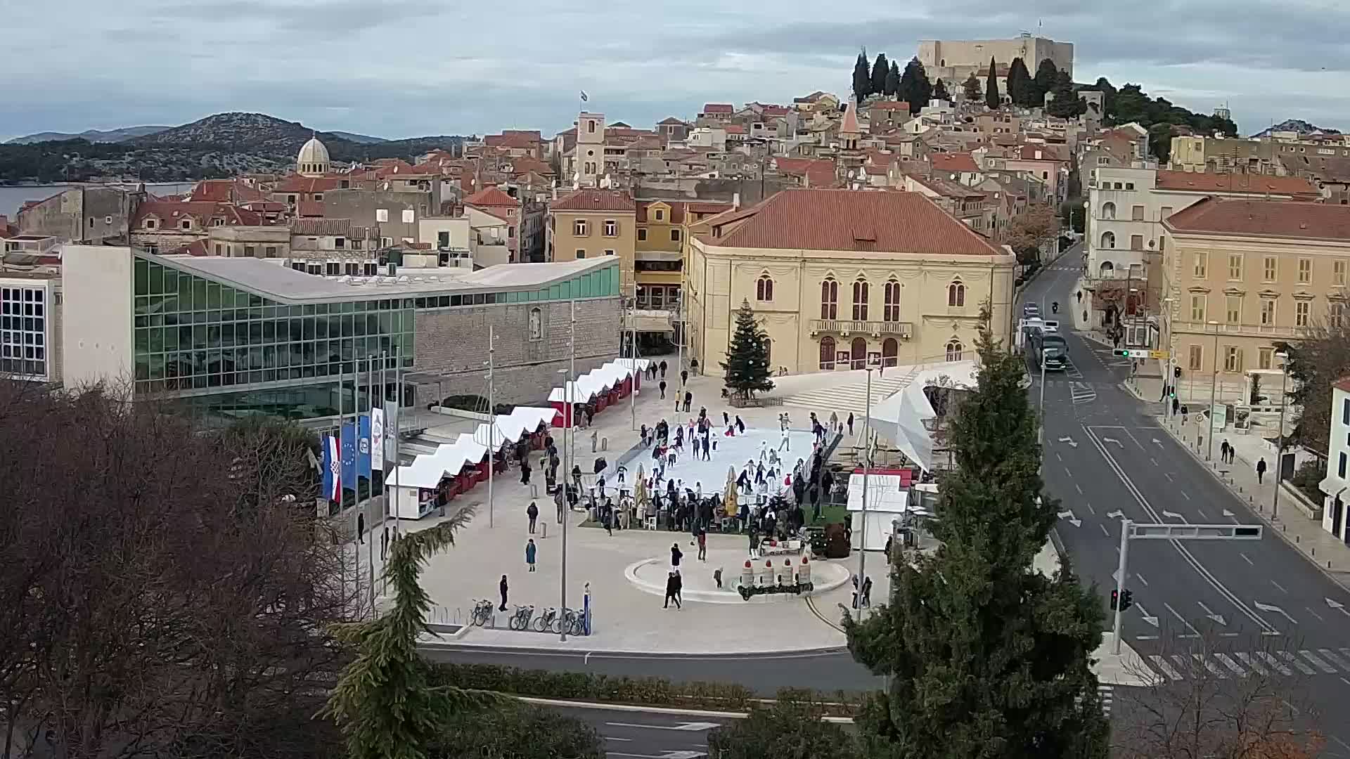 Web Kamera Šibenik – Trg Poljana