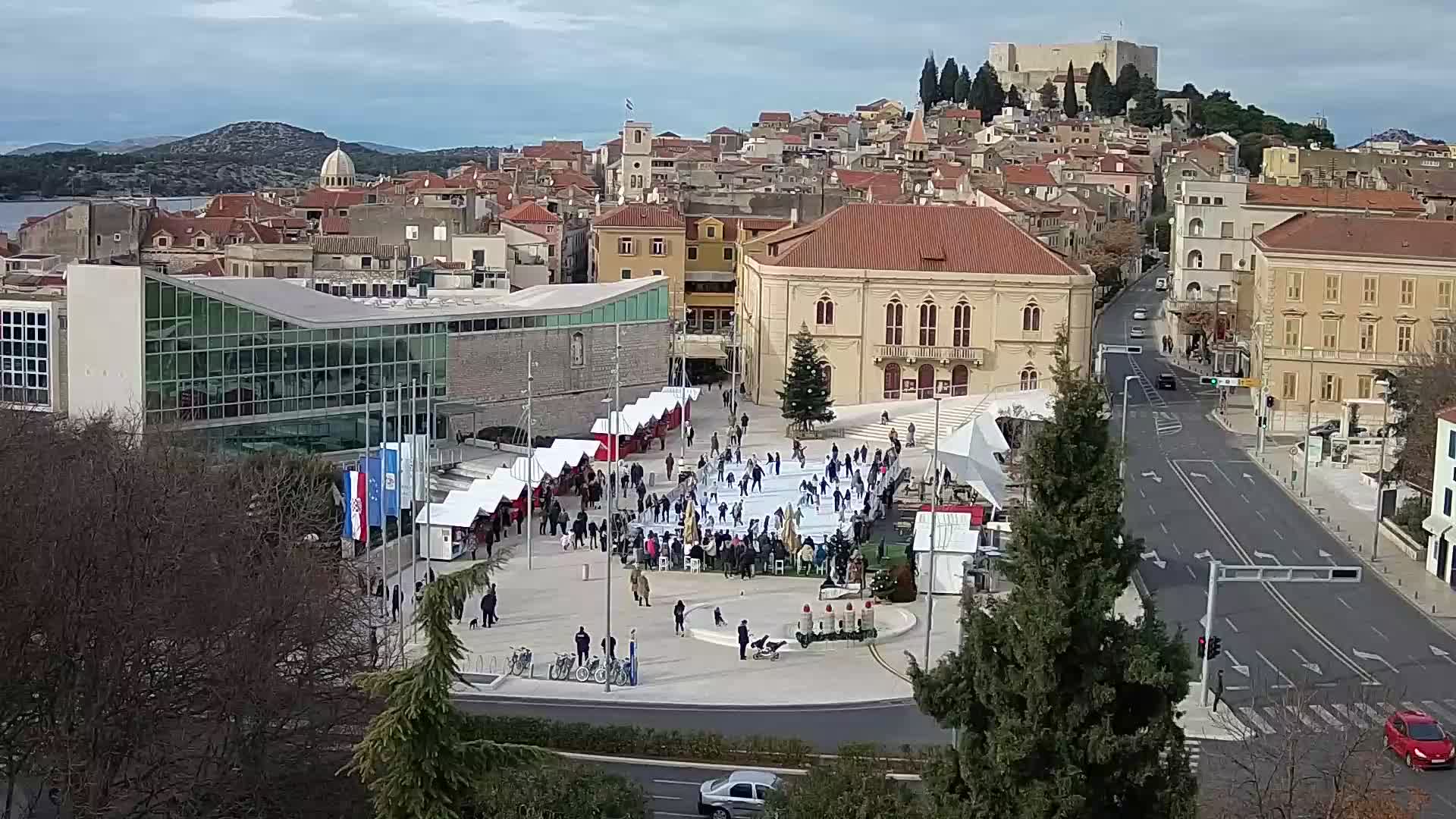 Webcam Šibenik – plaza Poljana