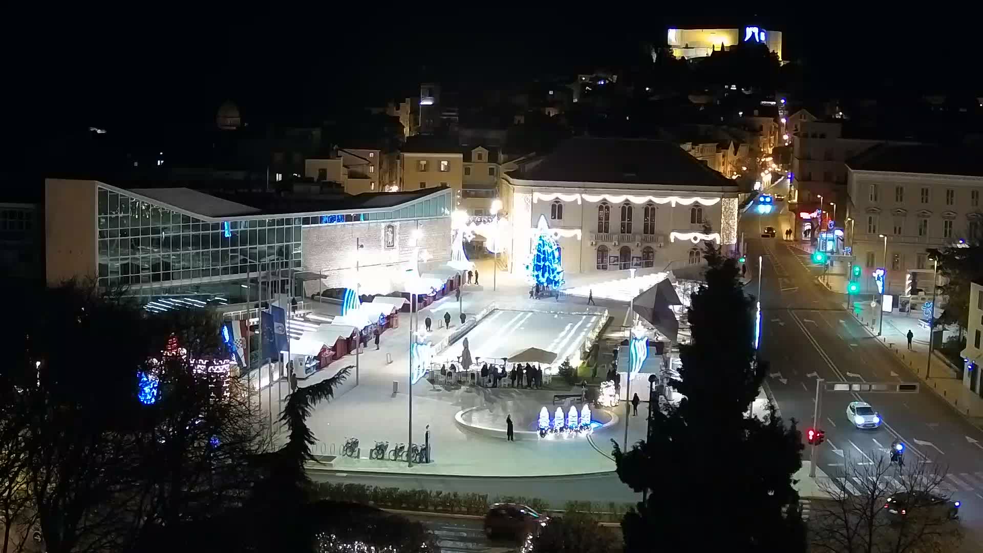 Webcam Šibenik – place Poljana