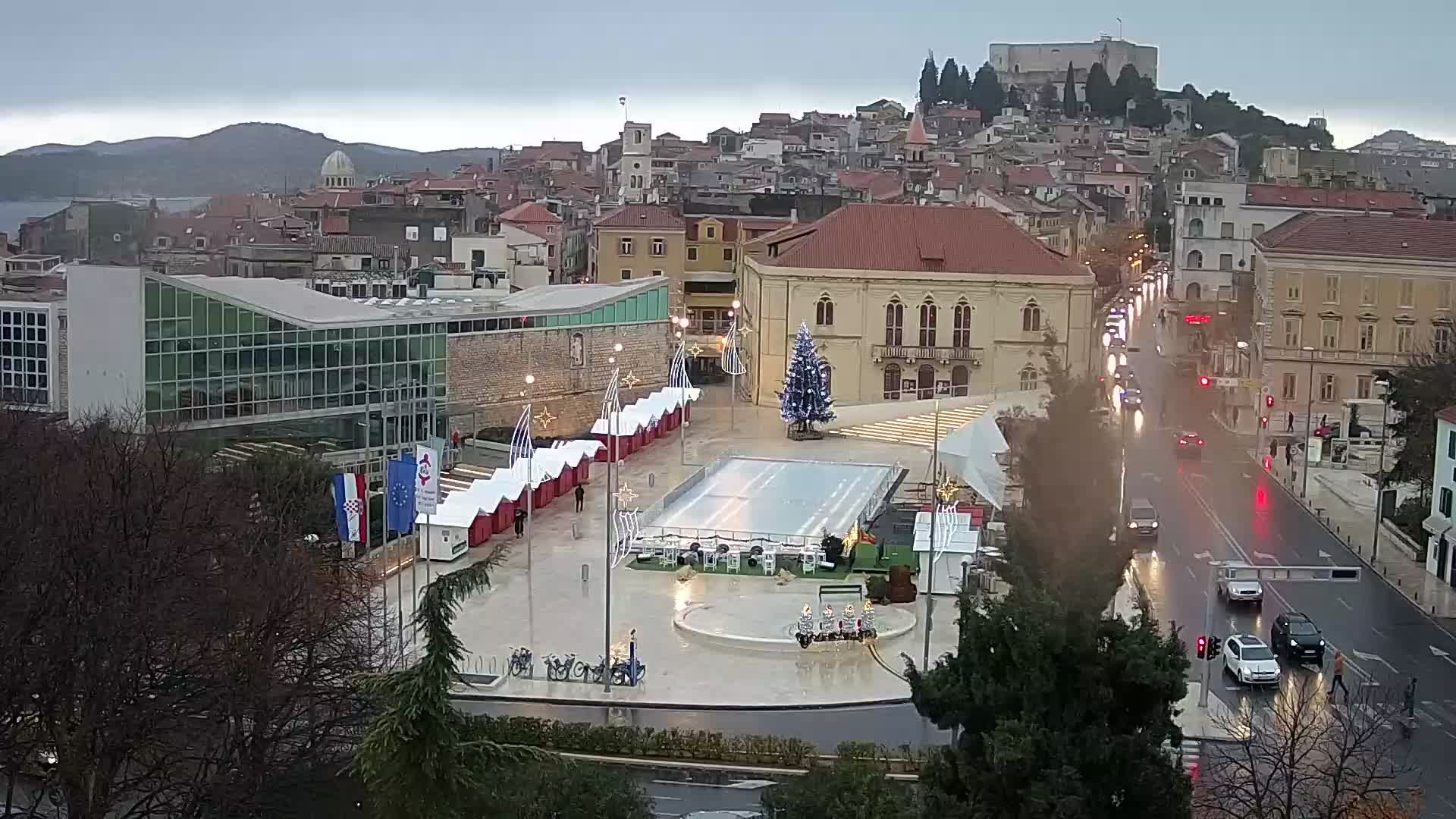 Webcam Šibenik – plaza Poljana