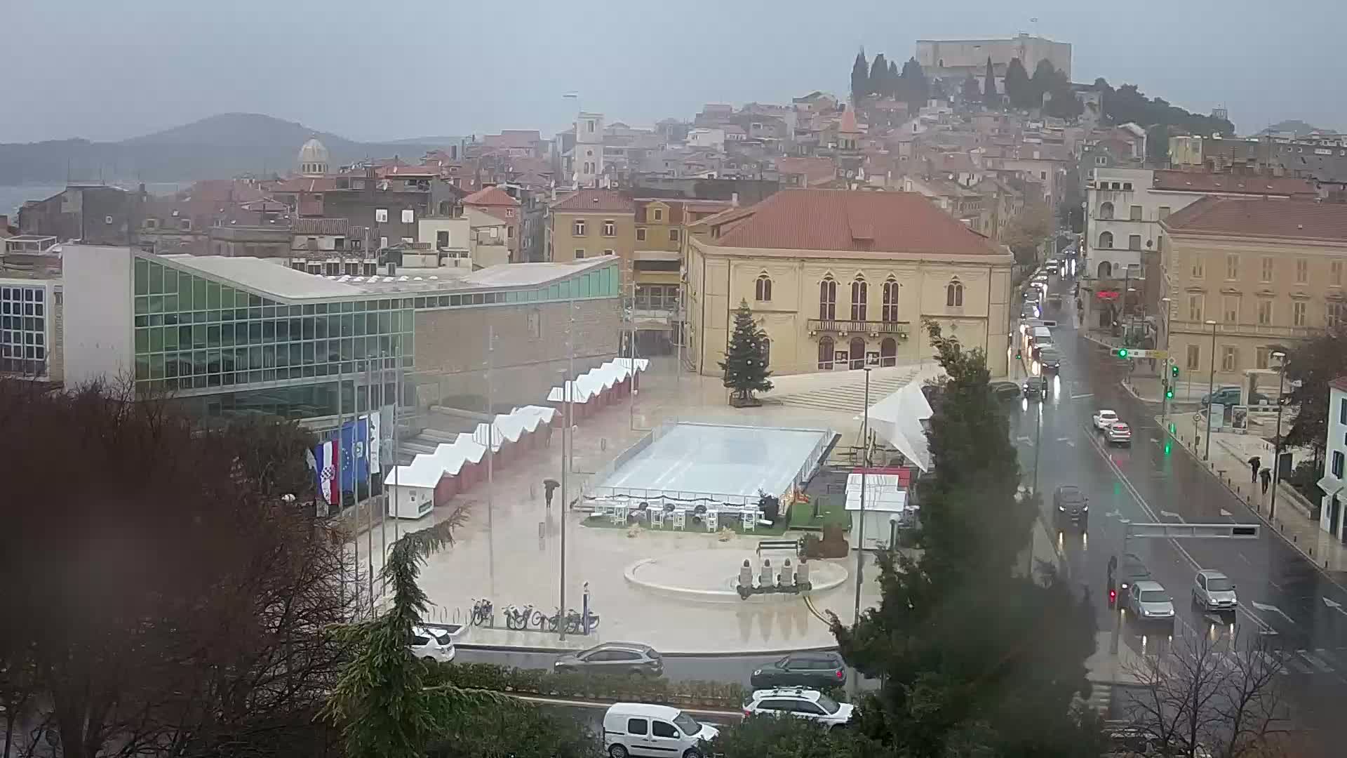 Webcam Šibenik – place Poljana