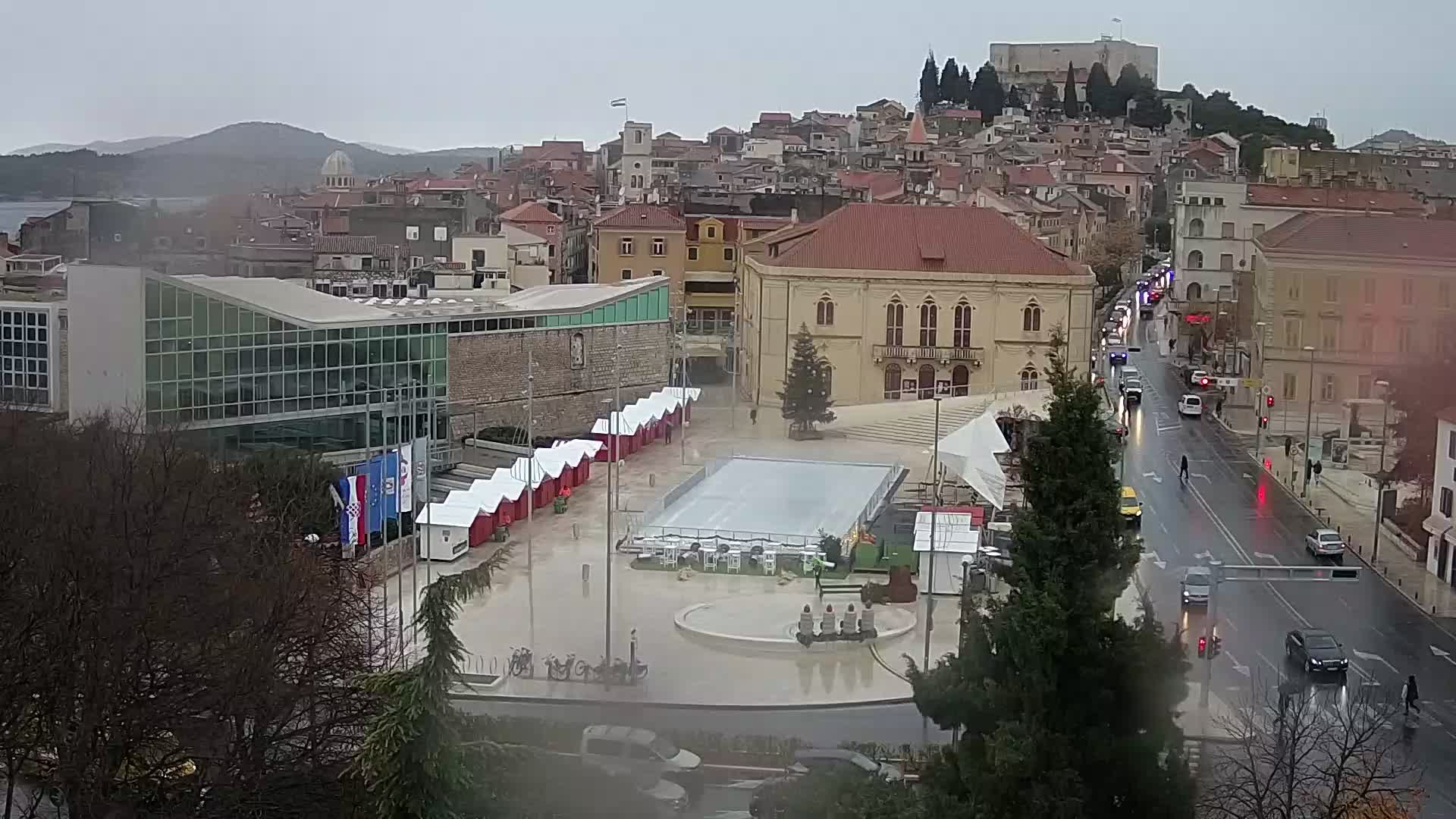 Webcam Šibenik – place Poljana