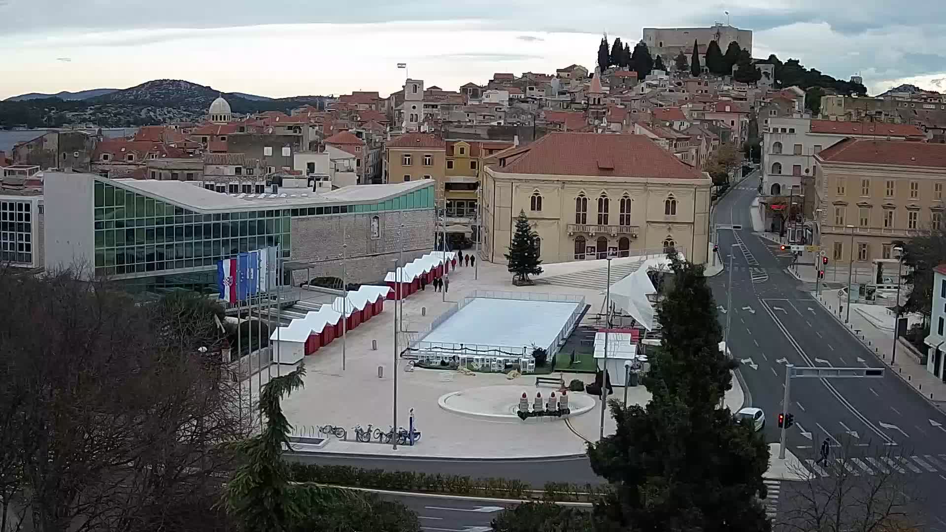 Webcam Šibenik – place Poljana