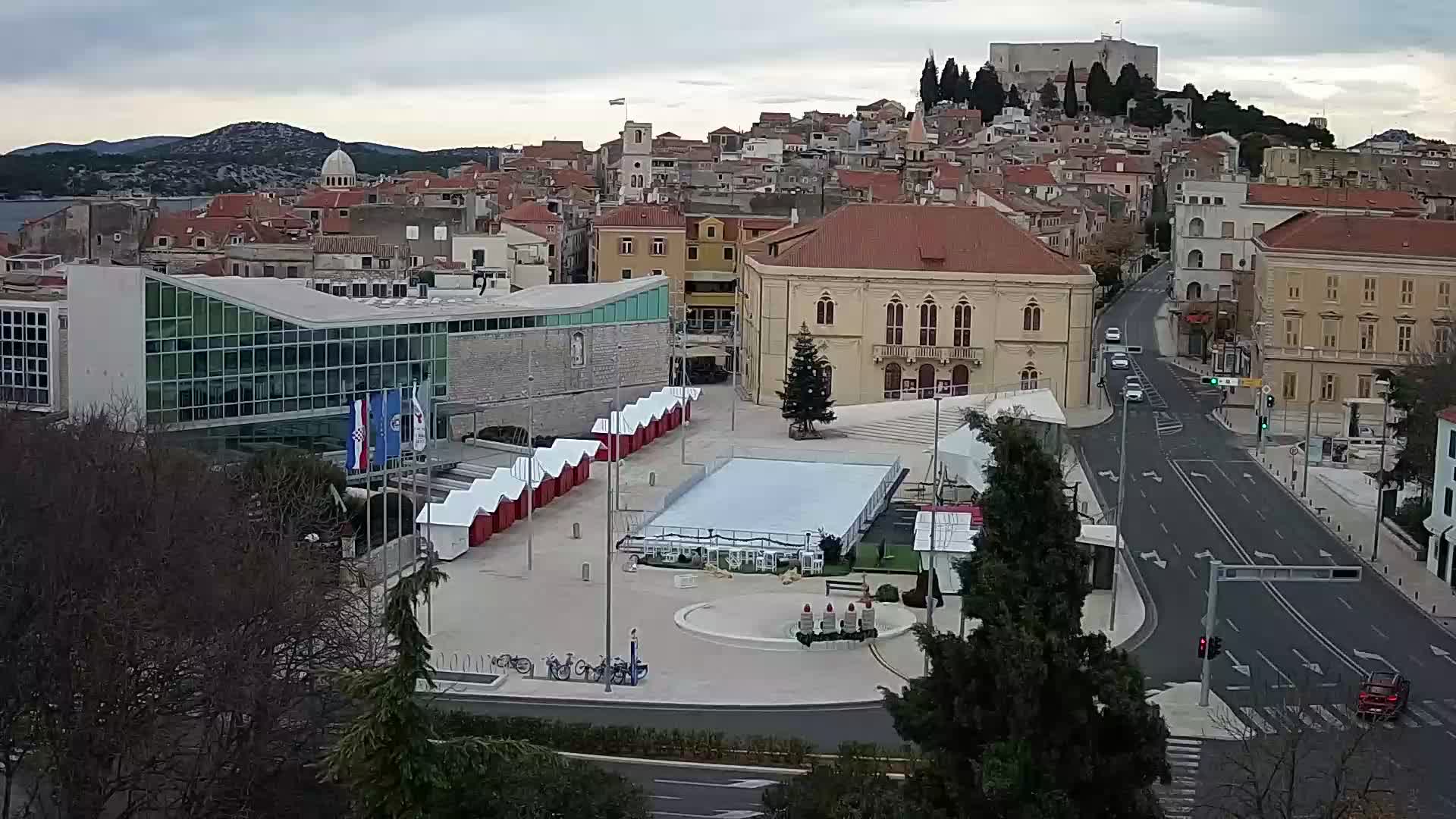 Webcam Šibenik – place Poljana