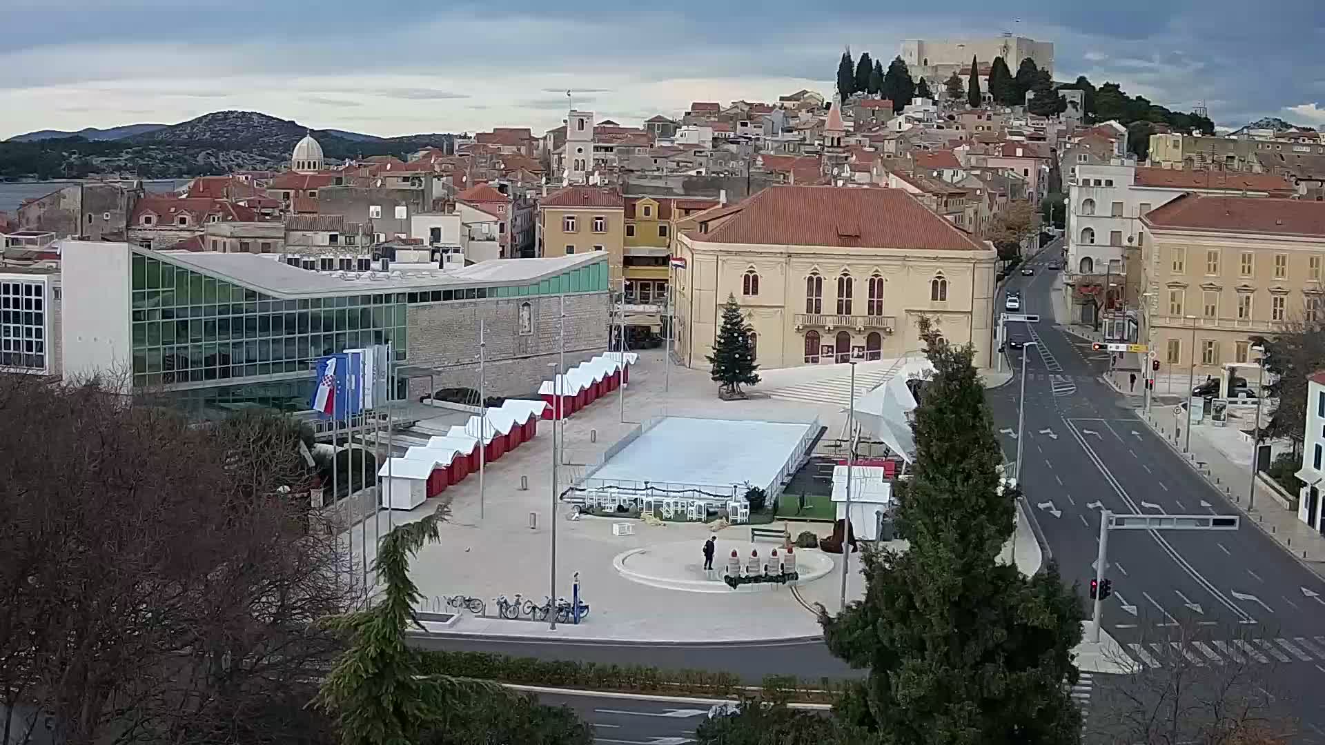 Webcam Šibenik – place Poljana