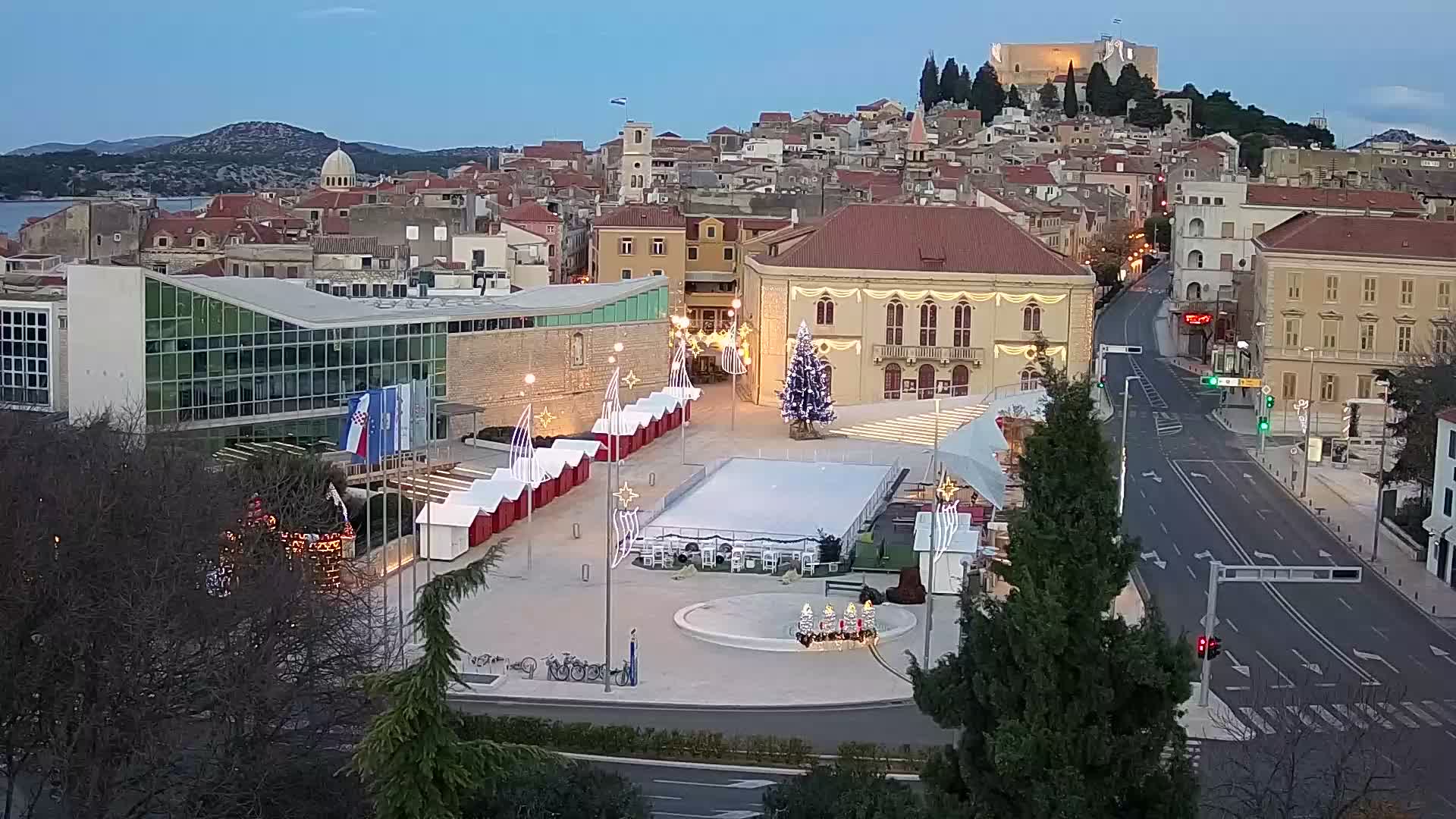 Webcam Šibenik – place Poljana