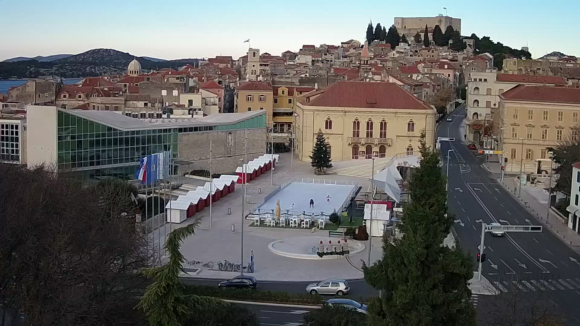 Webcam Šibenik – place Poljana