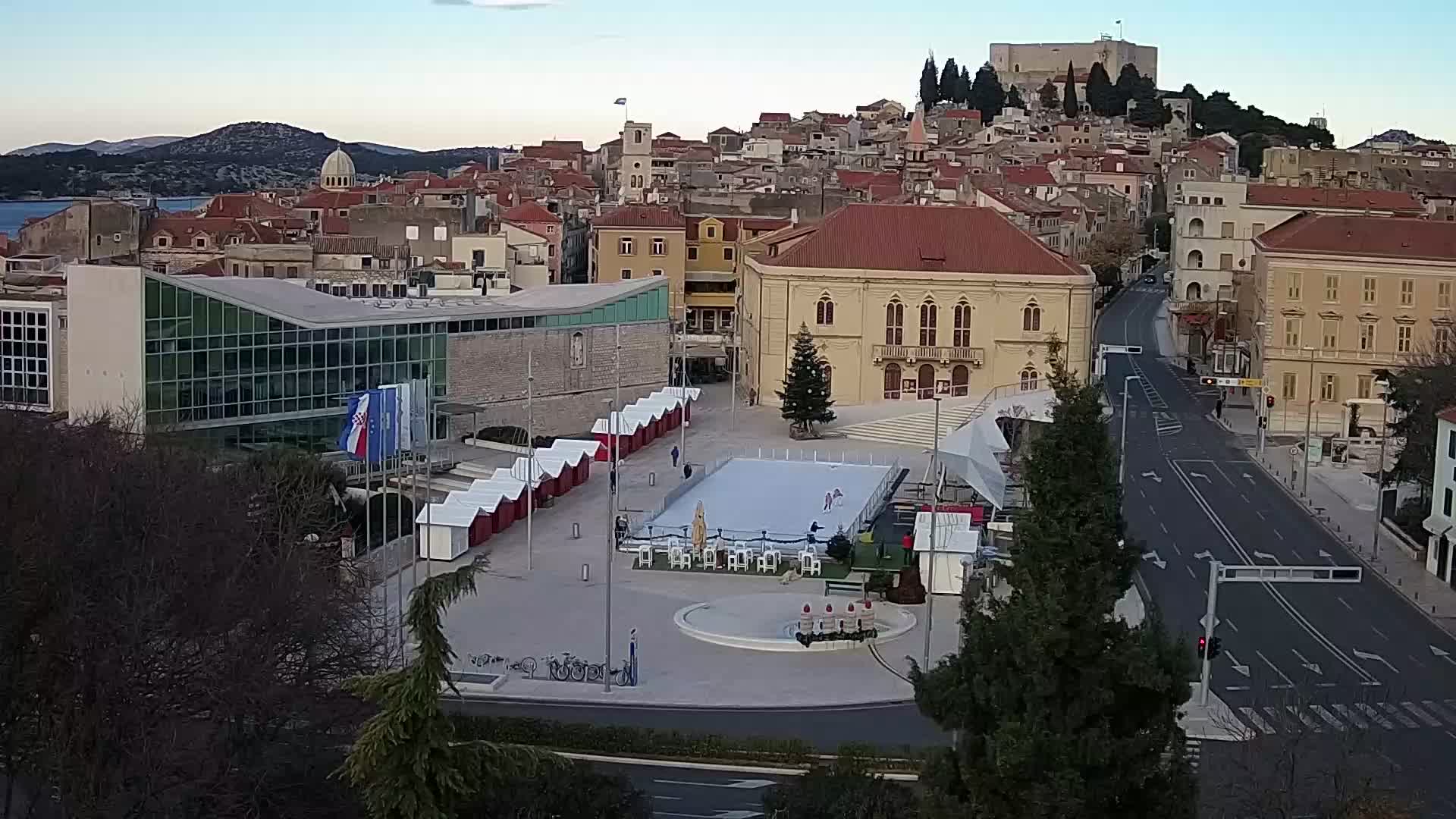 Webcam Šibenik – plaza Poljana