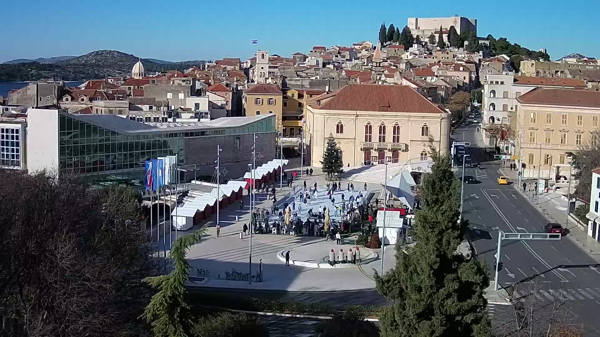 Webcam Šibenik – plaza Poljana