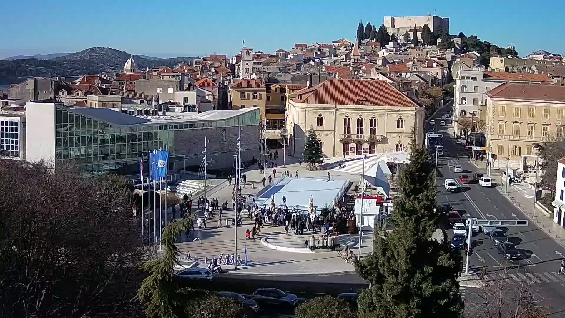 Webcam Šibenik – place Poljana