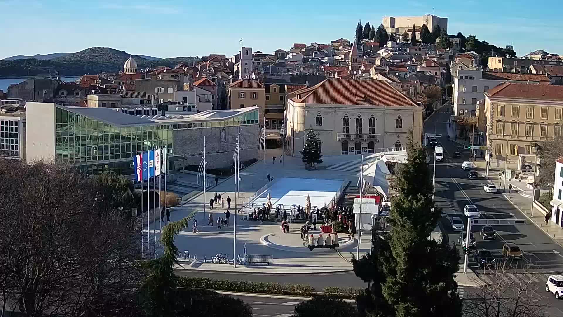 Web Kamera Šibenik – Trg Poljana