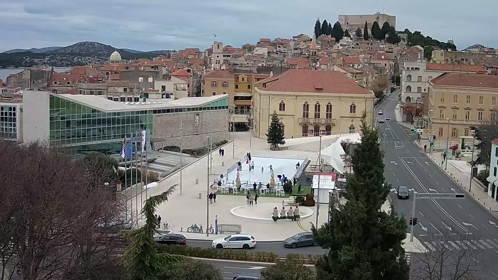 Webcam Šibenik – place Poljana