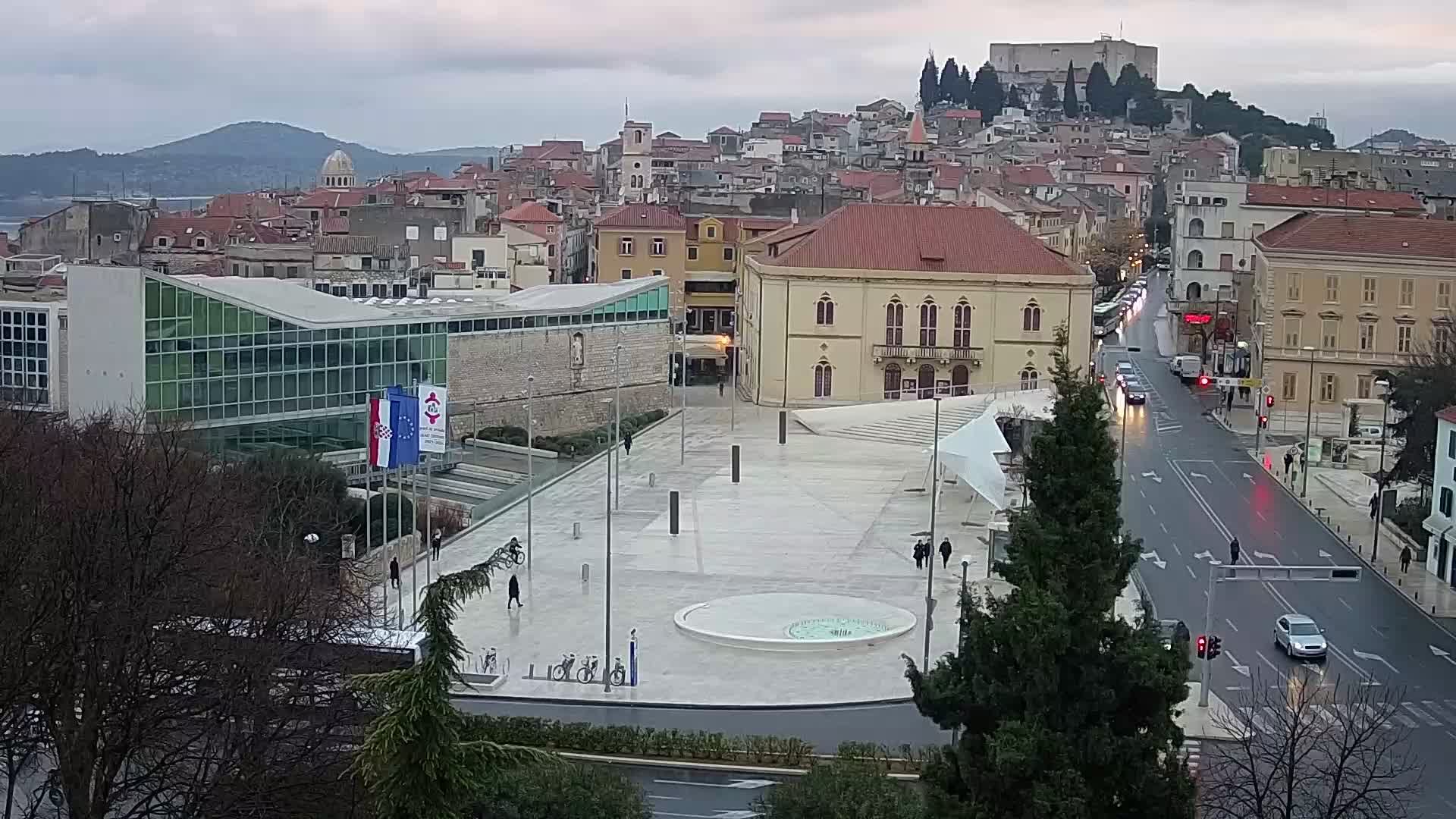 Webcam Šibenik – place Poljana