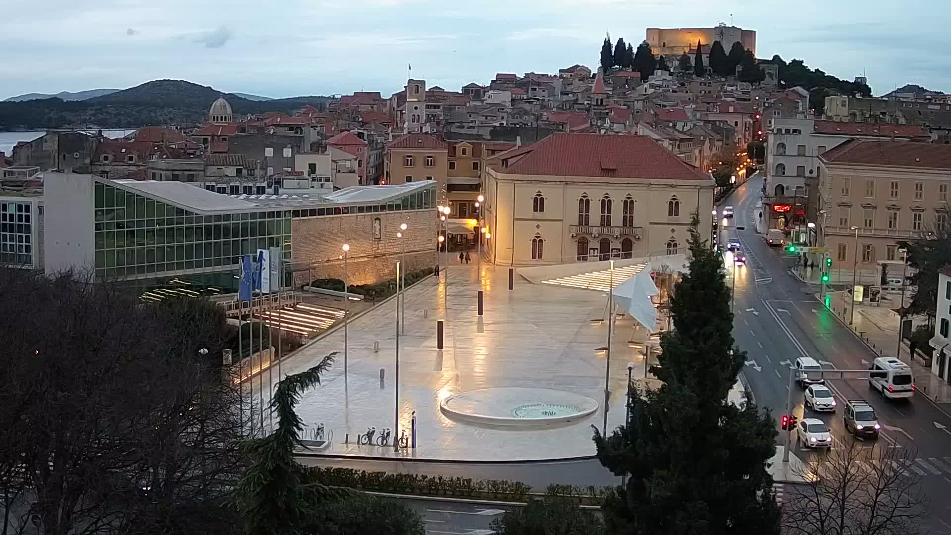 Webcam Šibenik – place Poljana