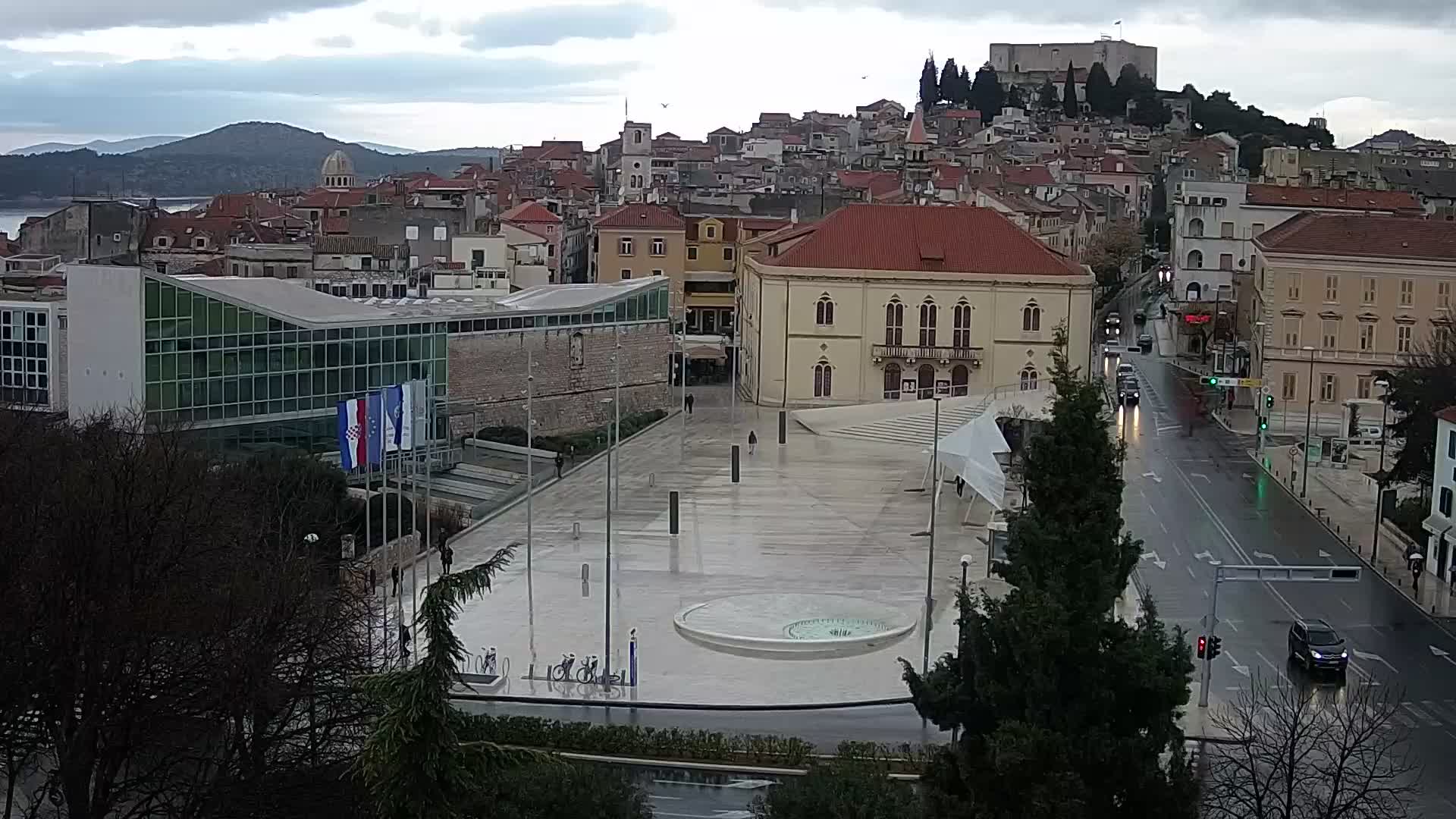 Webcam Šibenik – place Poljana