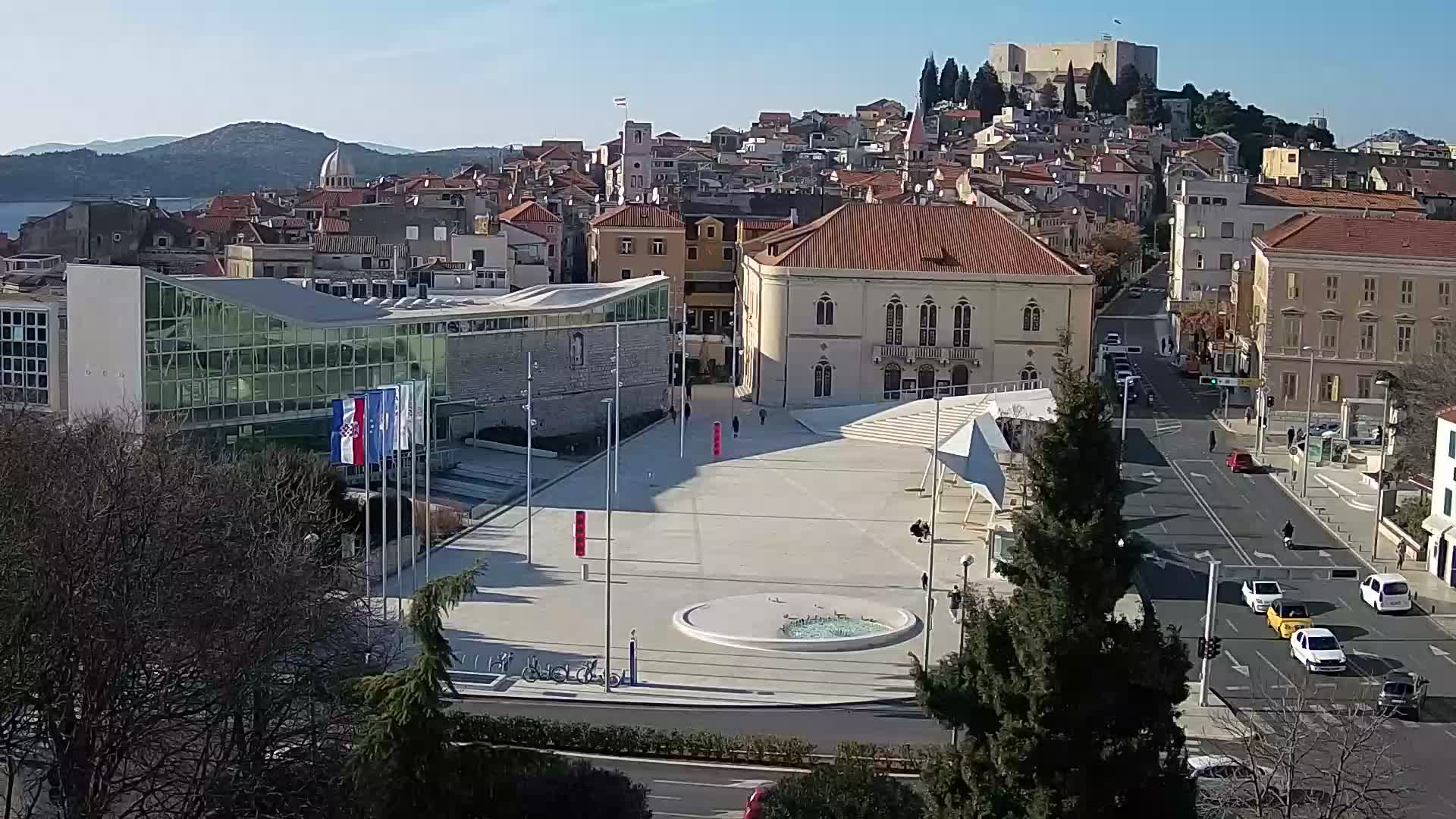 Webcam Šibenik – place Poljana