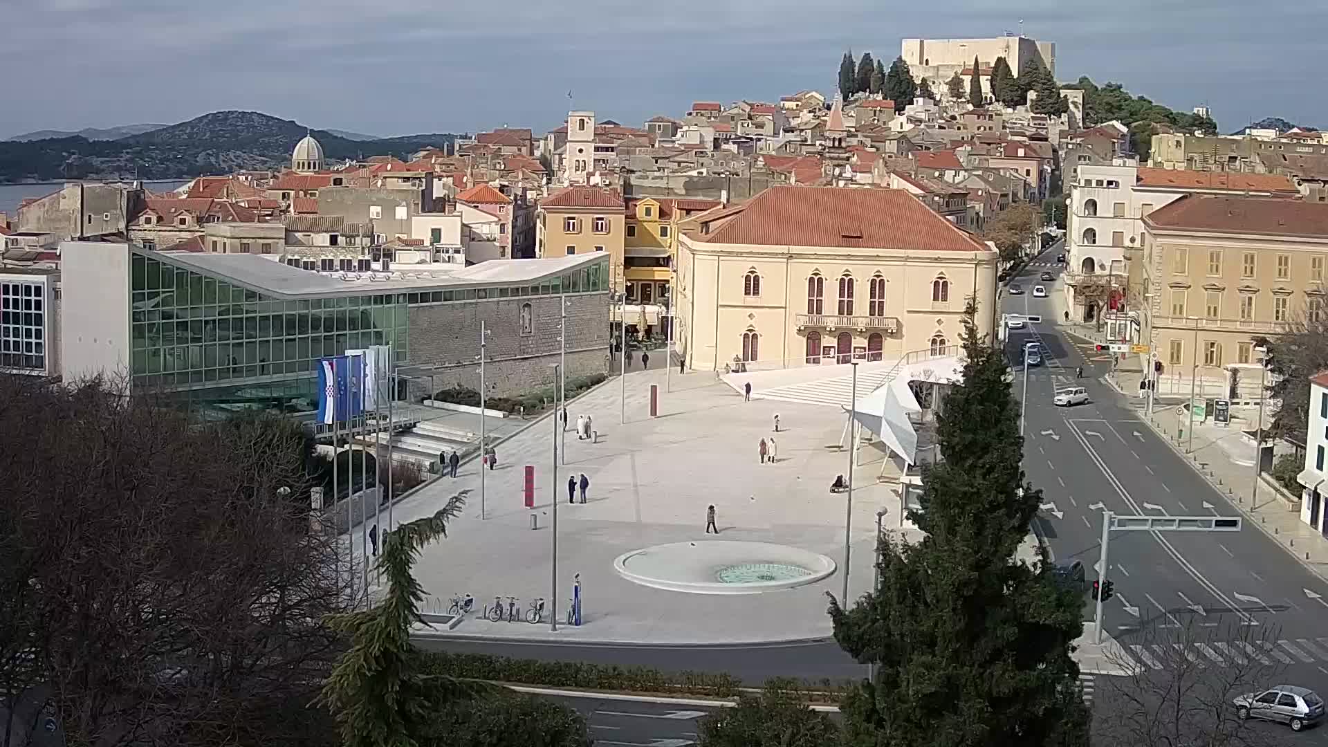 Webcam Šibenik – place Poljana