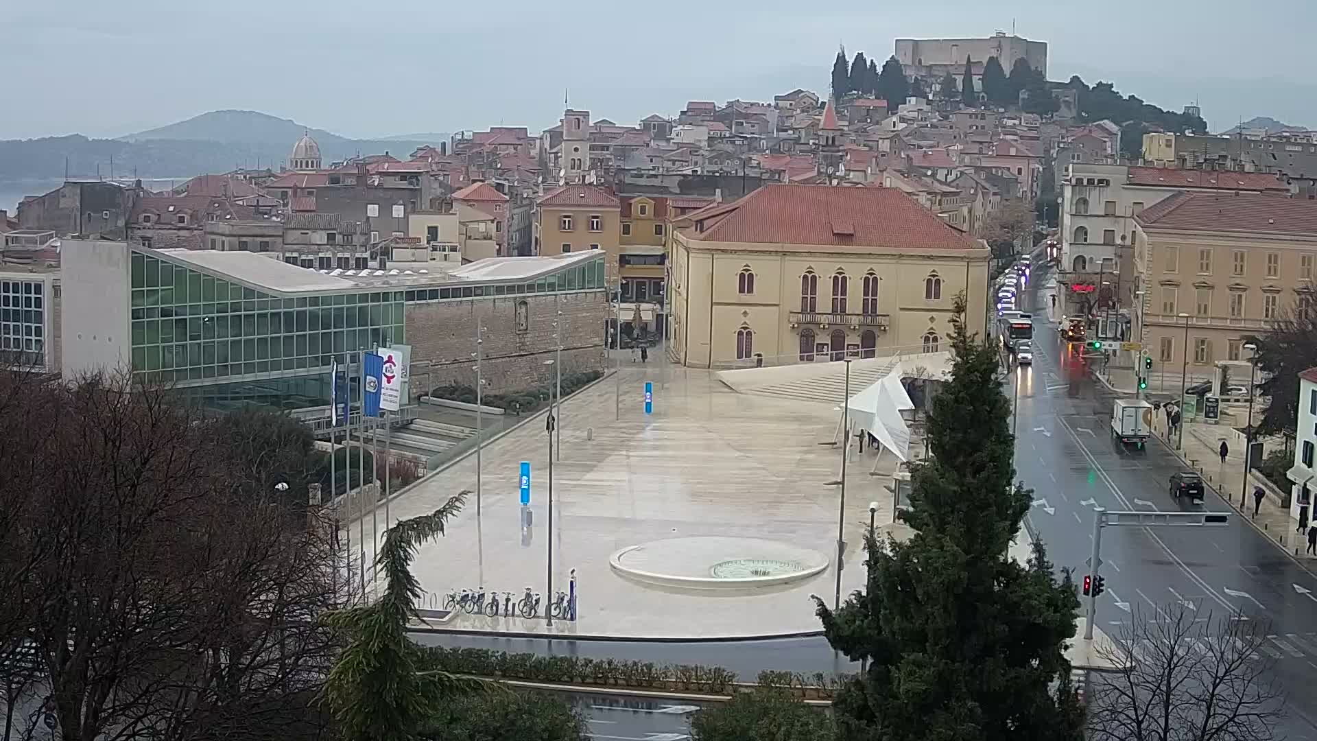 Webcam Šibenik – place Poljana