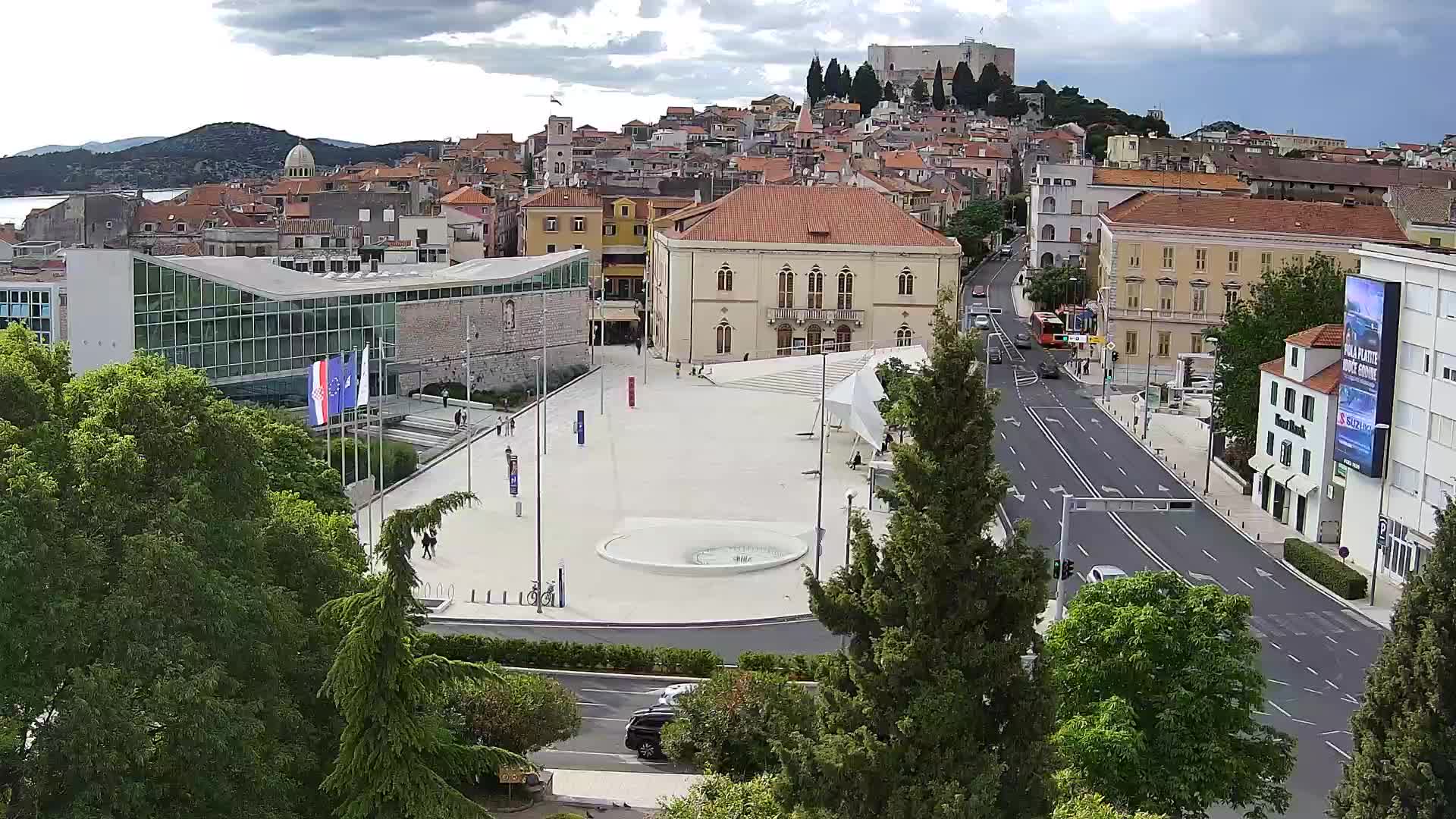 Webcam Šibenik – place Poljana