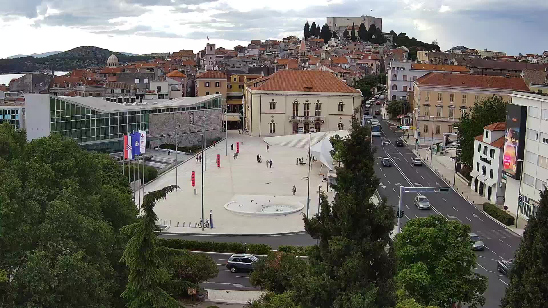 Web Kamera Šibenik – Trg Poljana