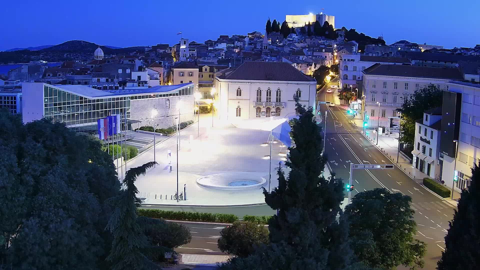 Webcam Šibenik – place Poljana