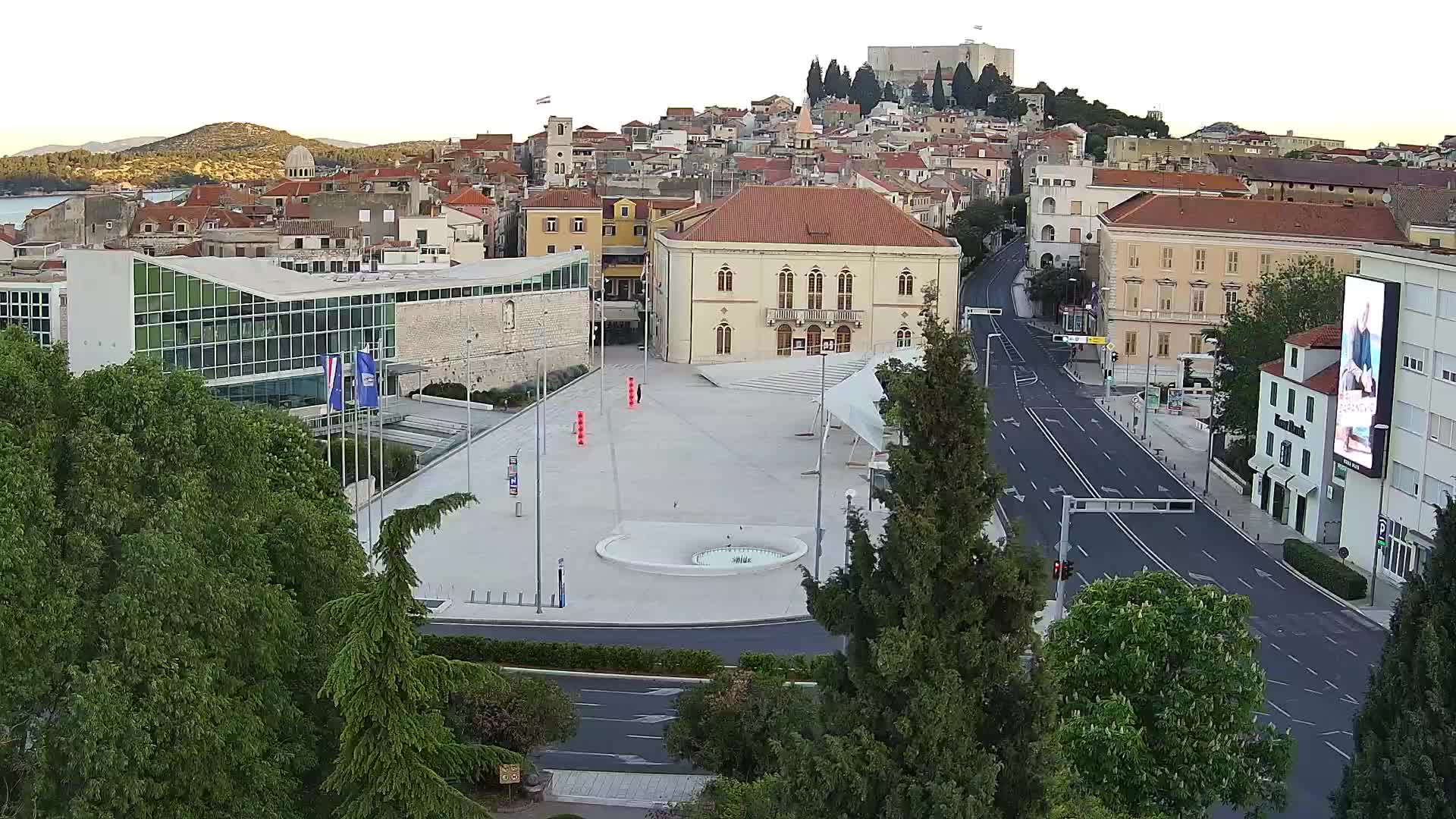 Webcam Šibenik – place Poljana