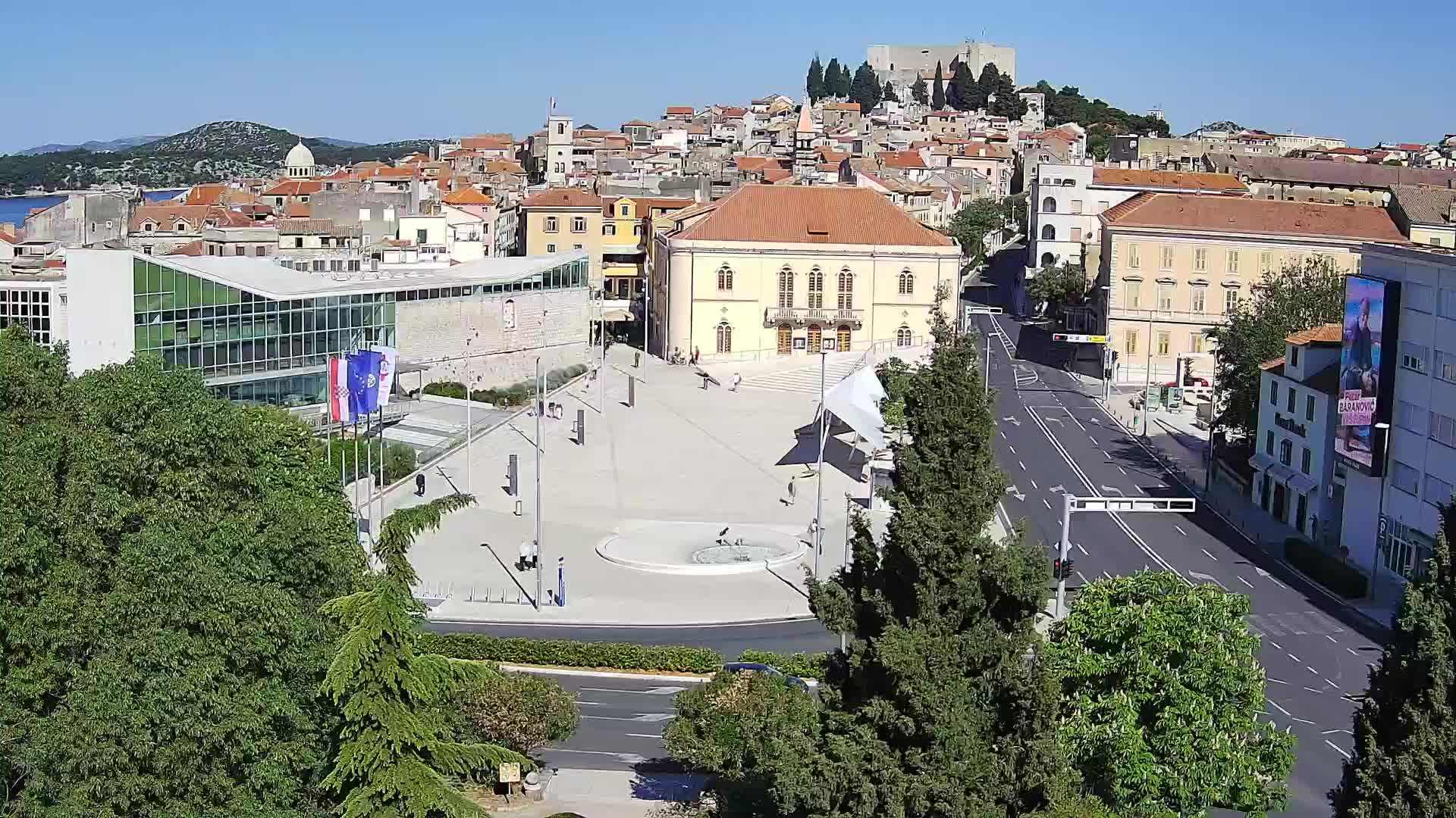 Webcam Šibenik – place Poljana