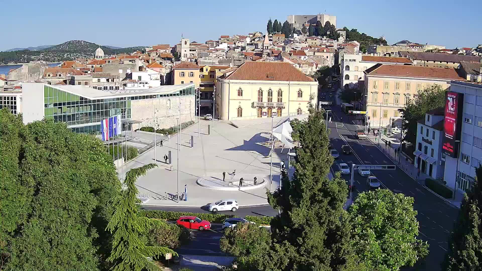 Webcam Šibenik – plaza Poljana