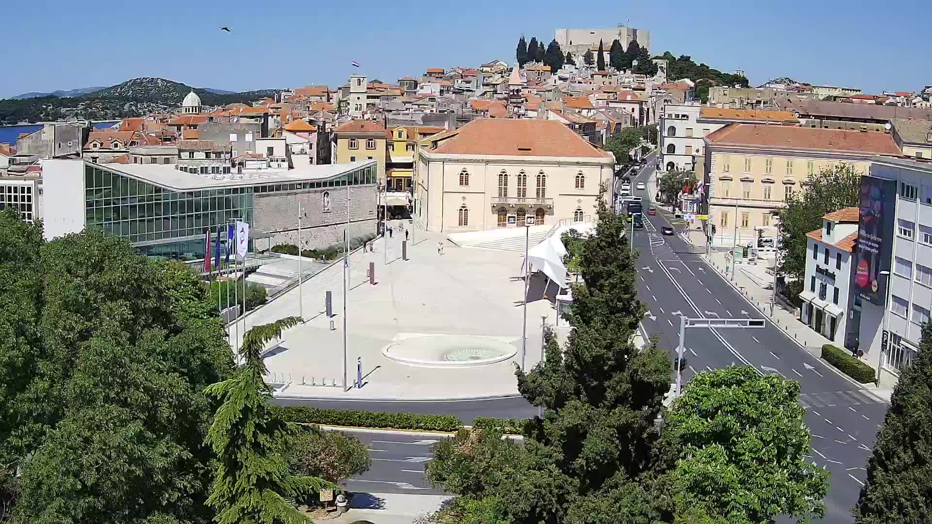 Web Kamera Šibenik – Trg Poljana