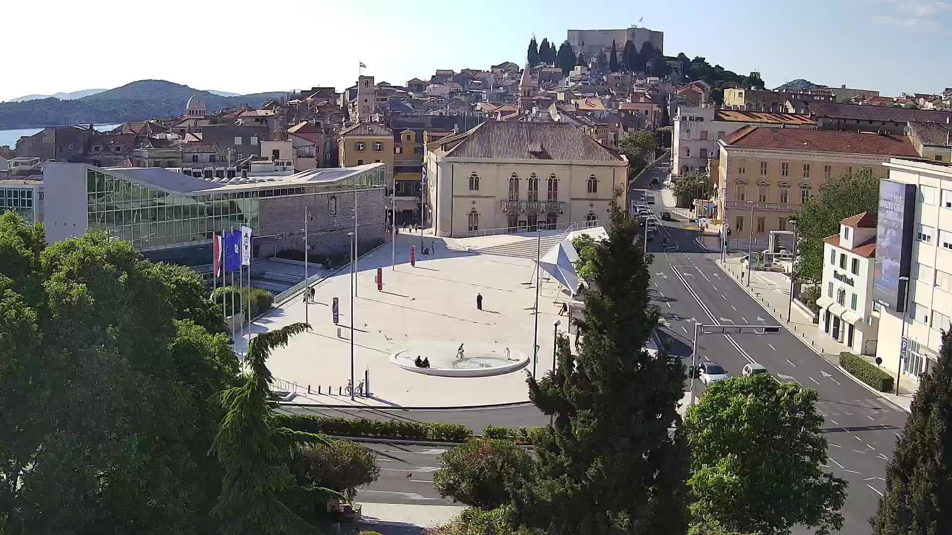 Webcam Šibenik – place Poljana