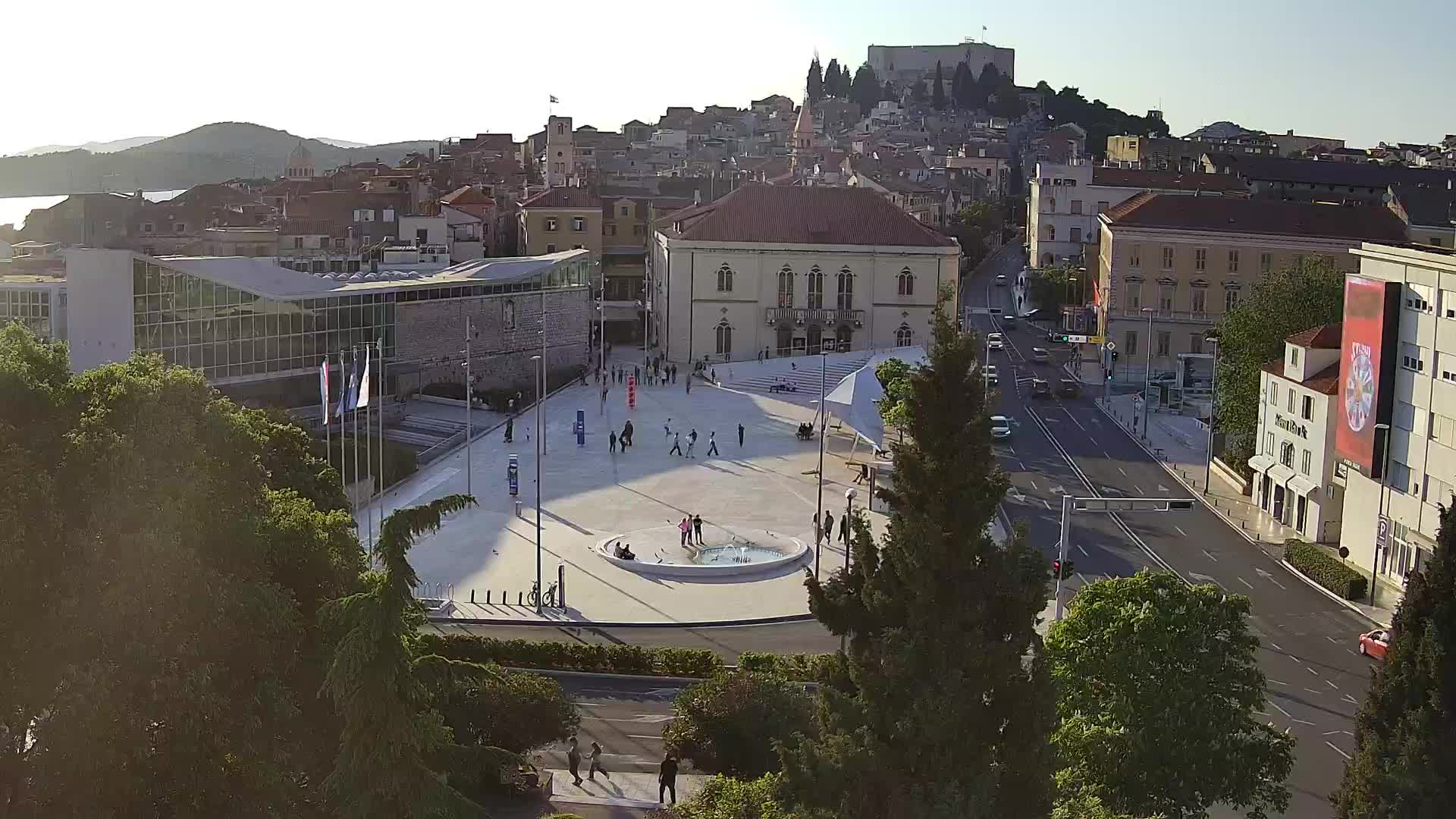 Webcam Šibenik – place Poljana