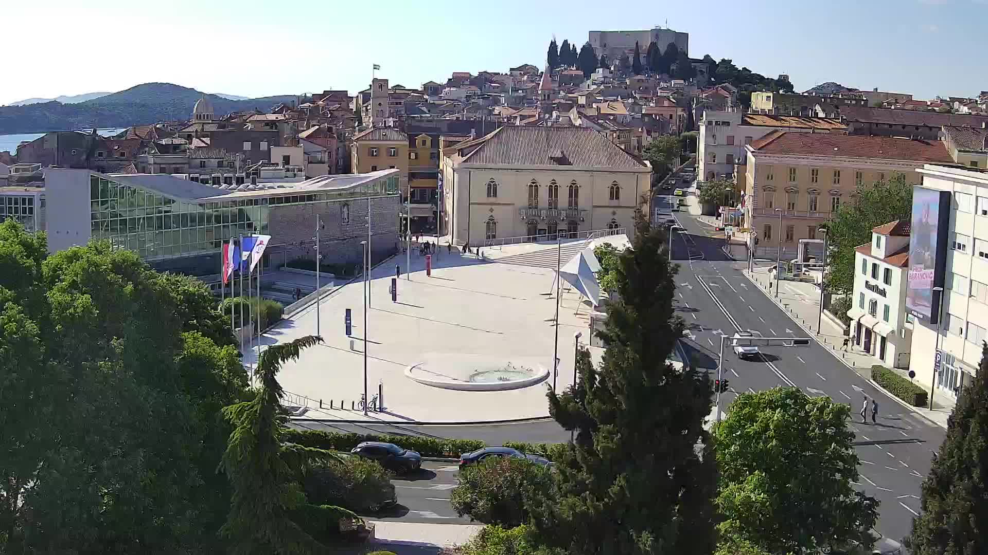 Webcam Šibenik – place Poljana