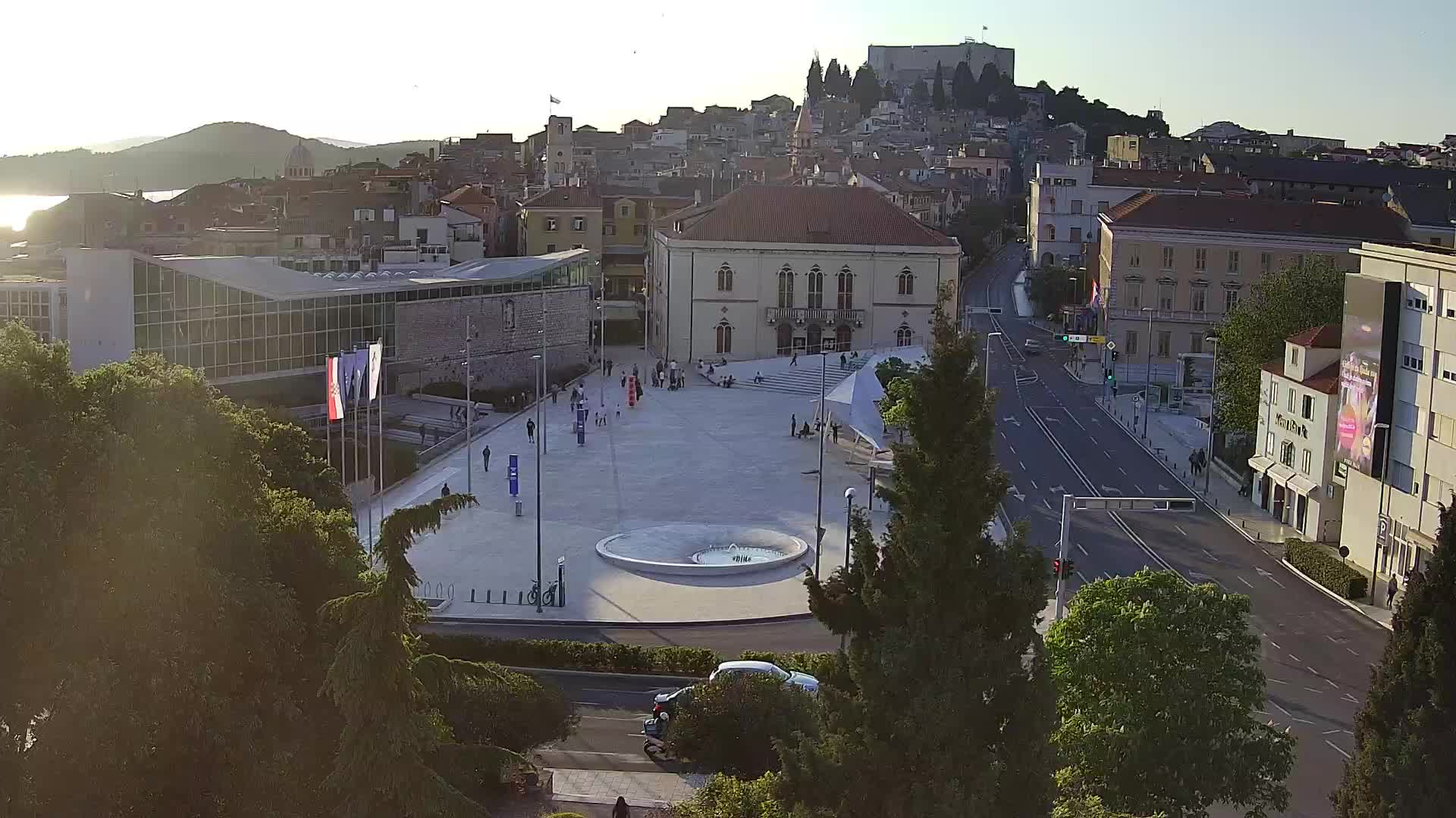Webcam Šibenik – place Poljana