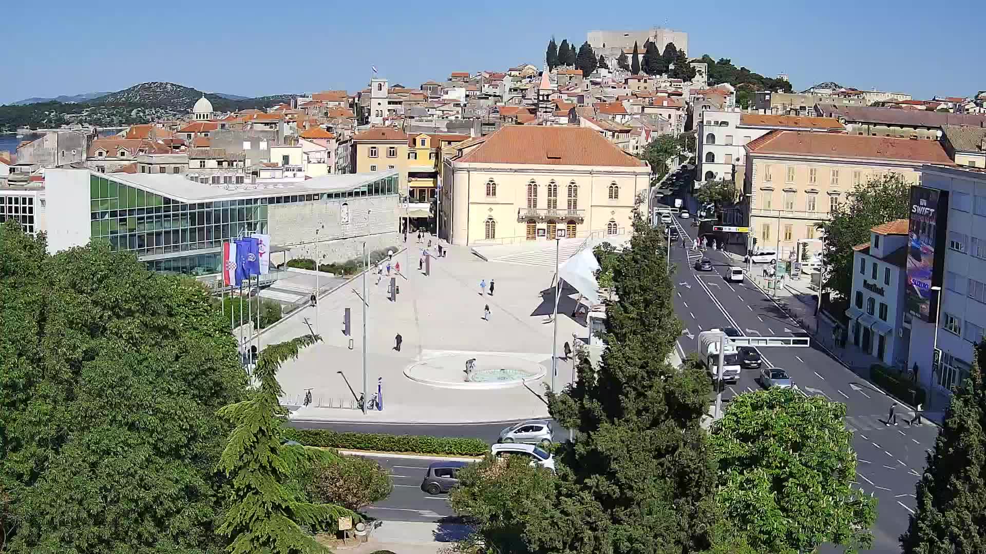 Webcam Šibenik – plaza Poljana