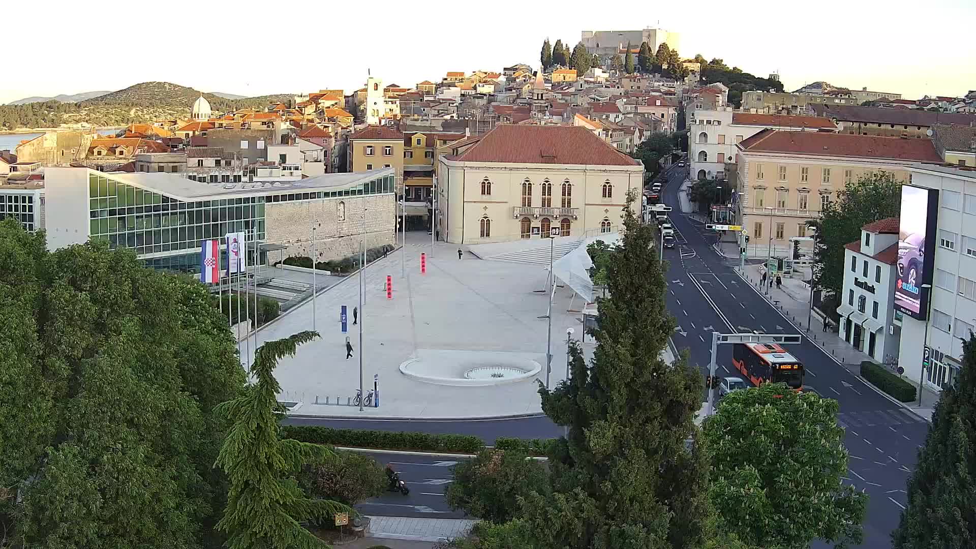 Webcam Šibenik – place Poljana