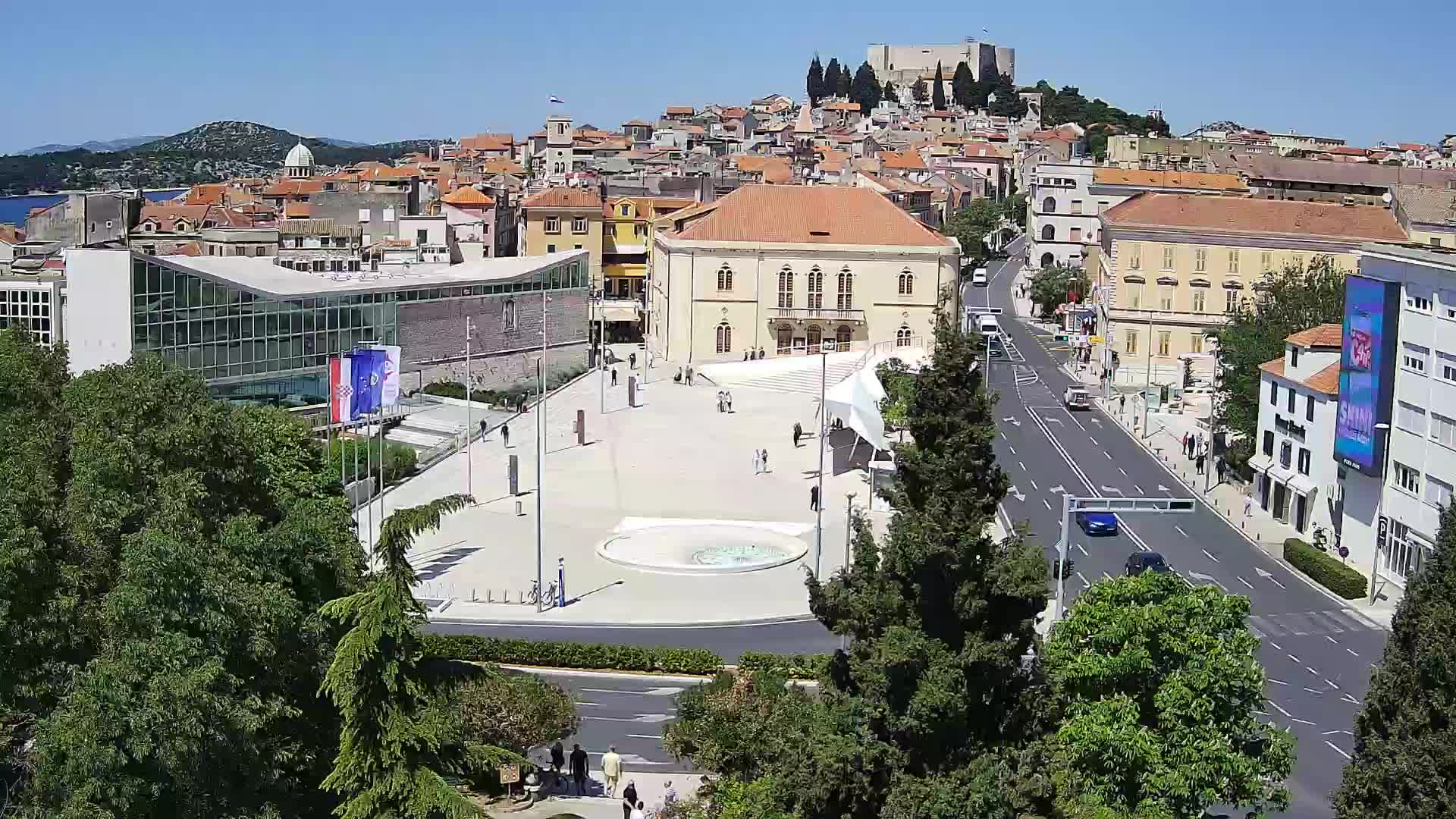 Webcam Šibenik – plaza Poljana