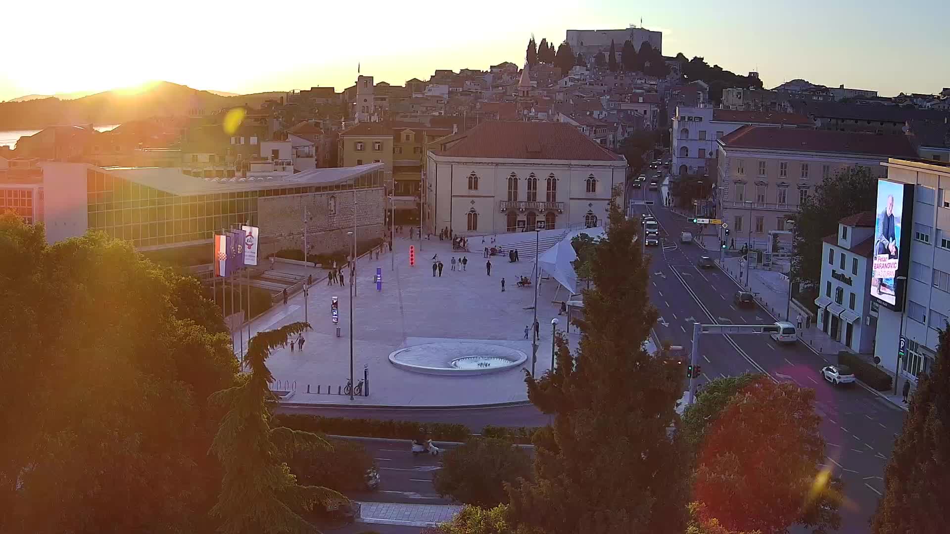 Web Kamera Šibenik – Trg Poljana