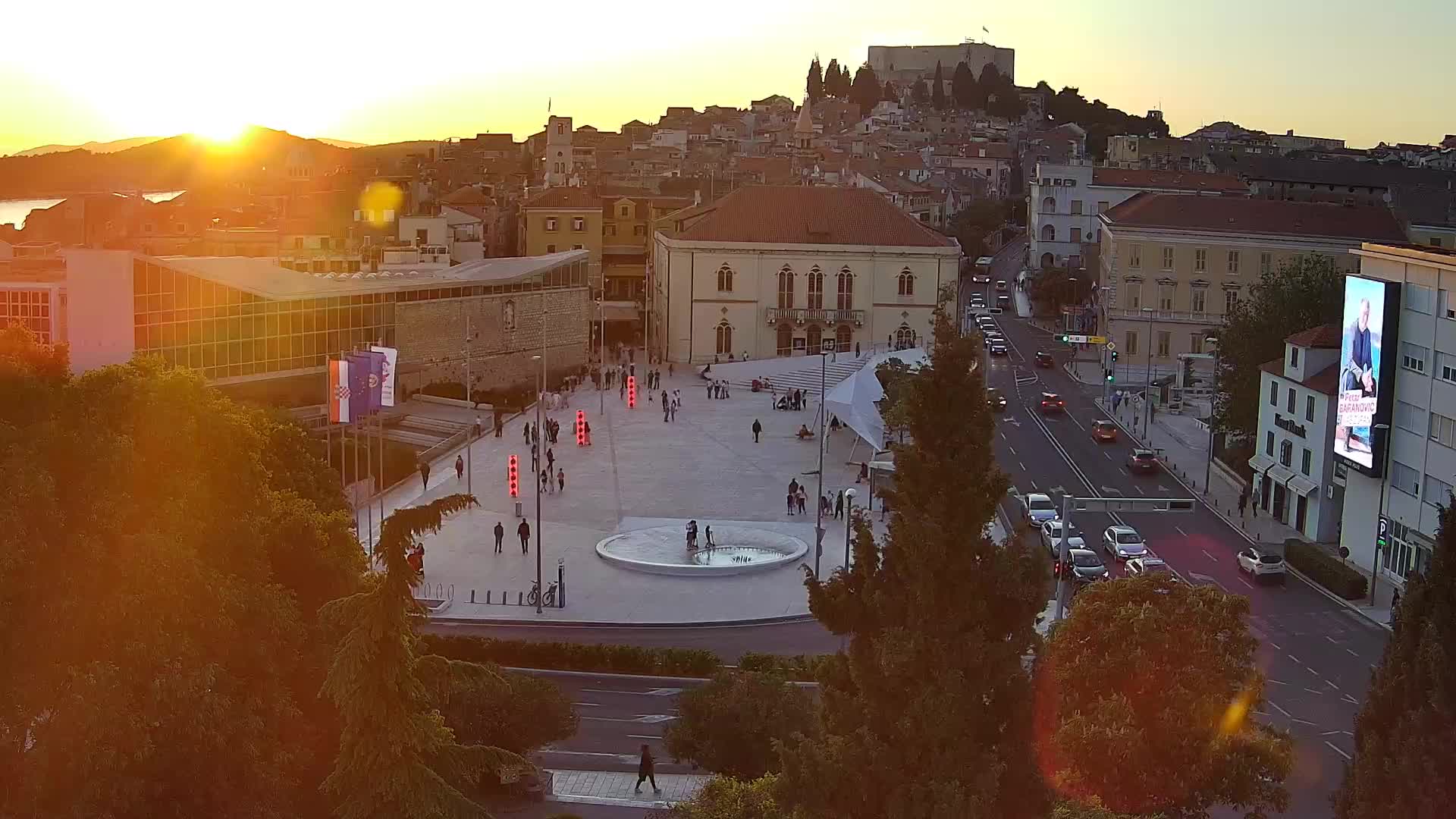 Webcam Šibenik – place Poljana