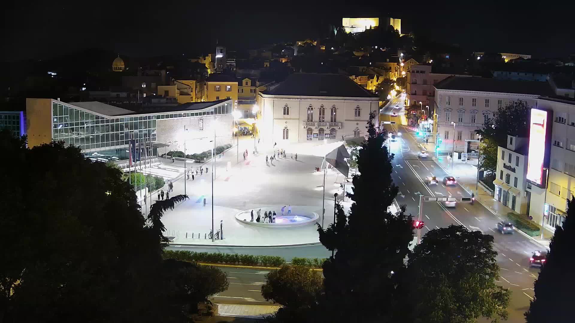 Webcam Šibenik – place Poljana