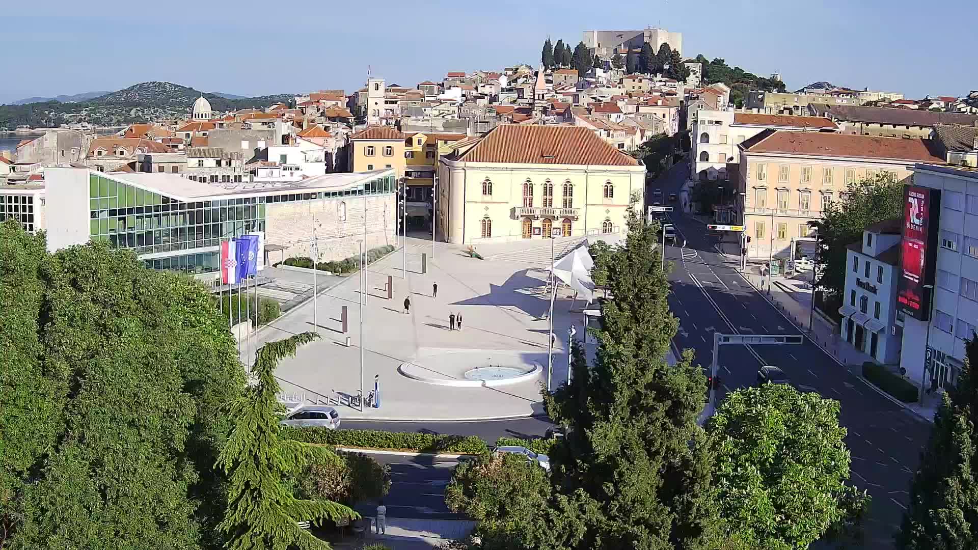 Webcam Šibenik – place Poljana