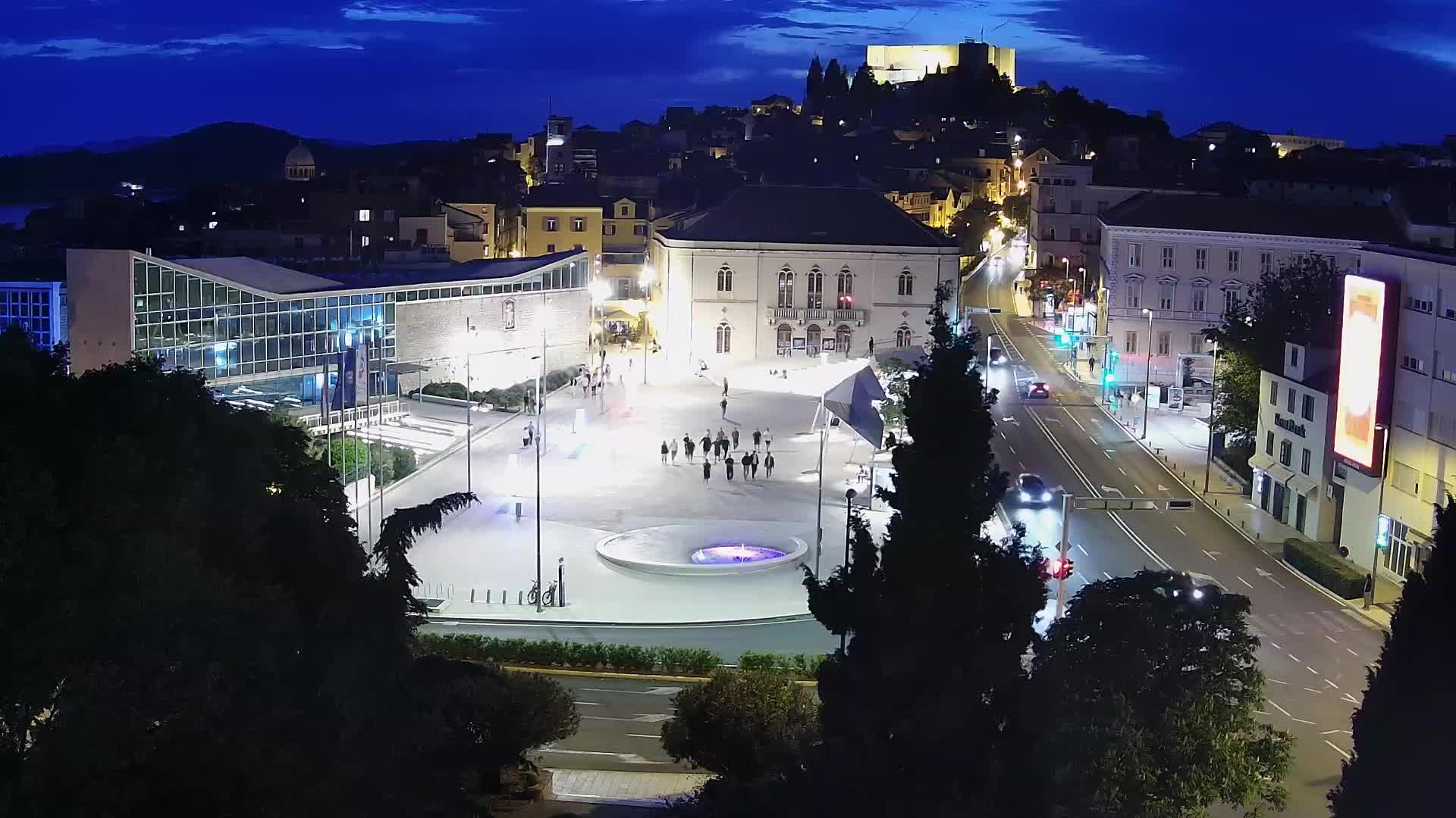 Webcam Šibenik – place Poljana
