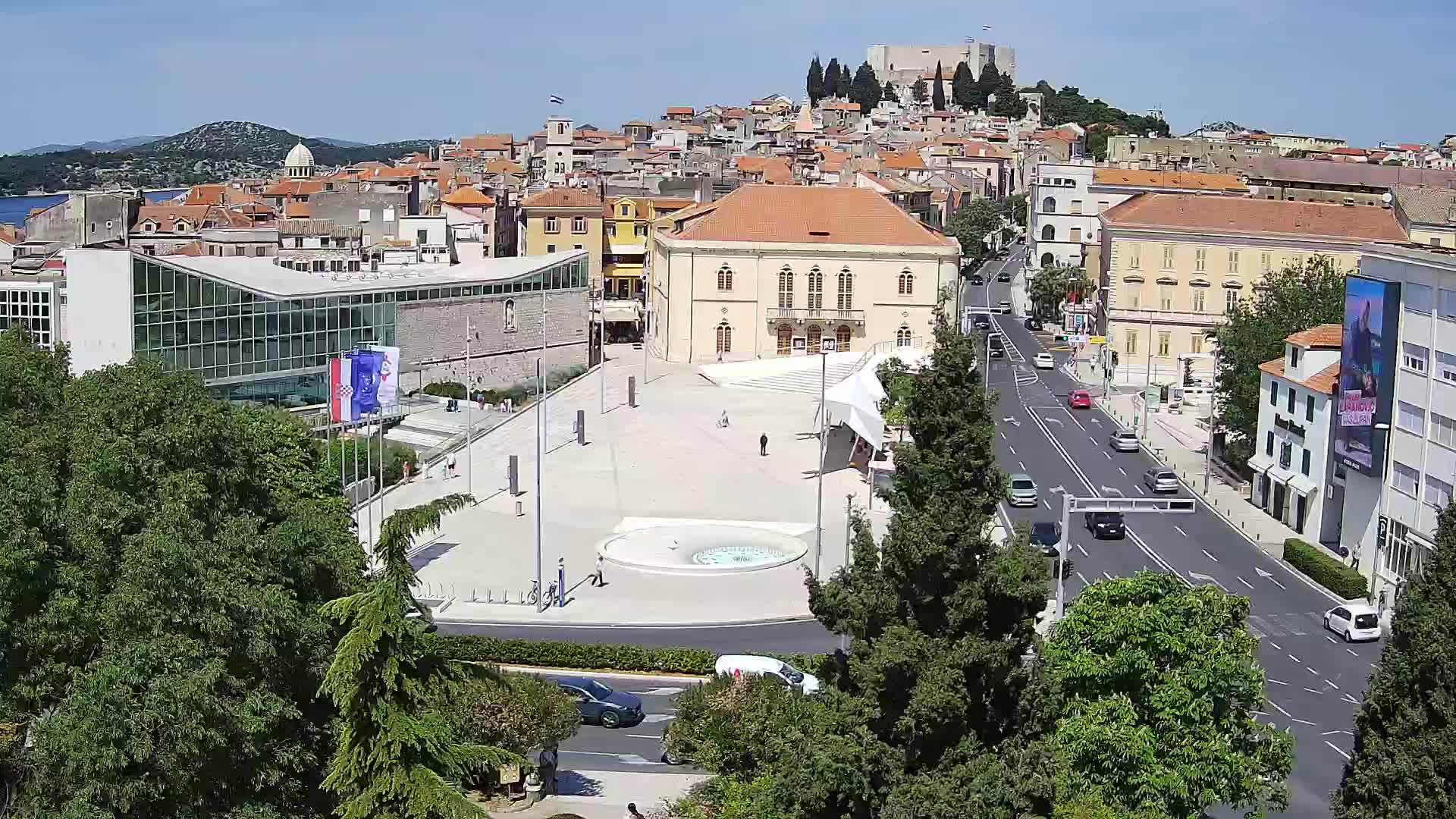 Webcam Šibenik – place Poljana