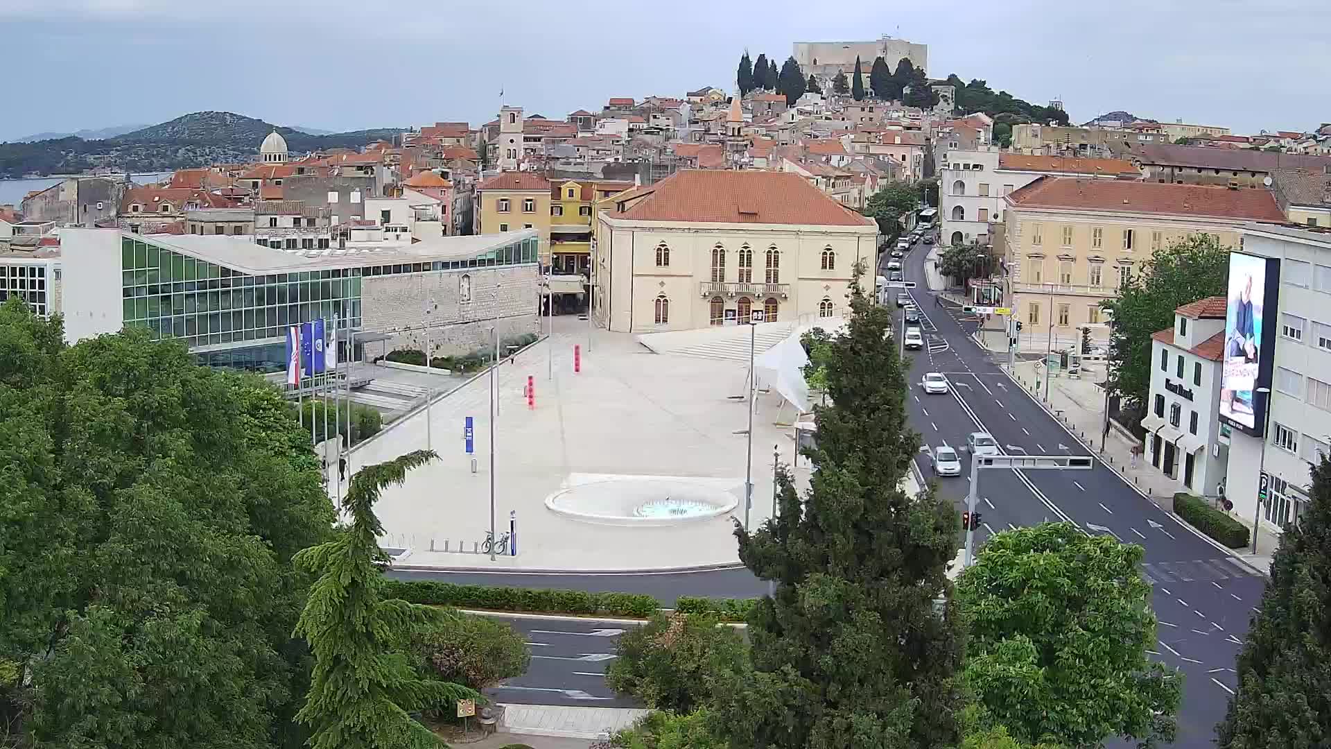 Webcam Šibenik – place Poljana