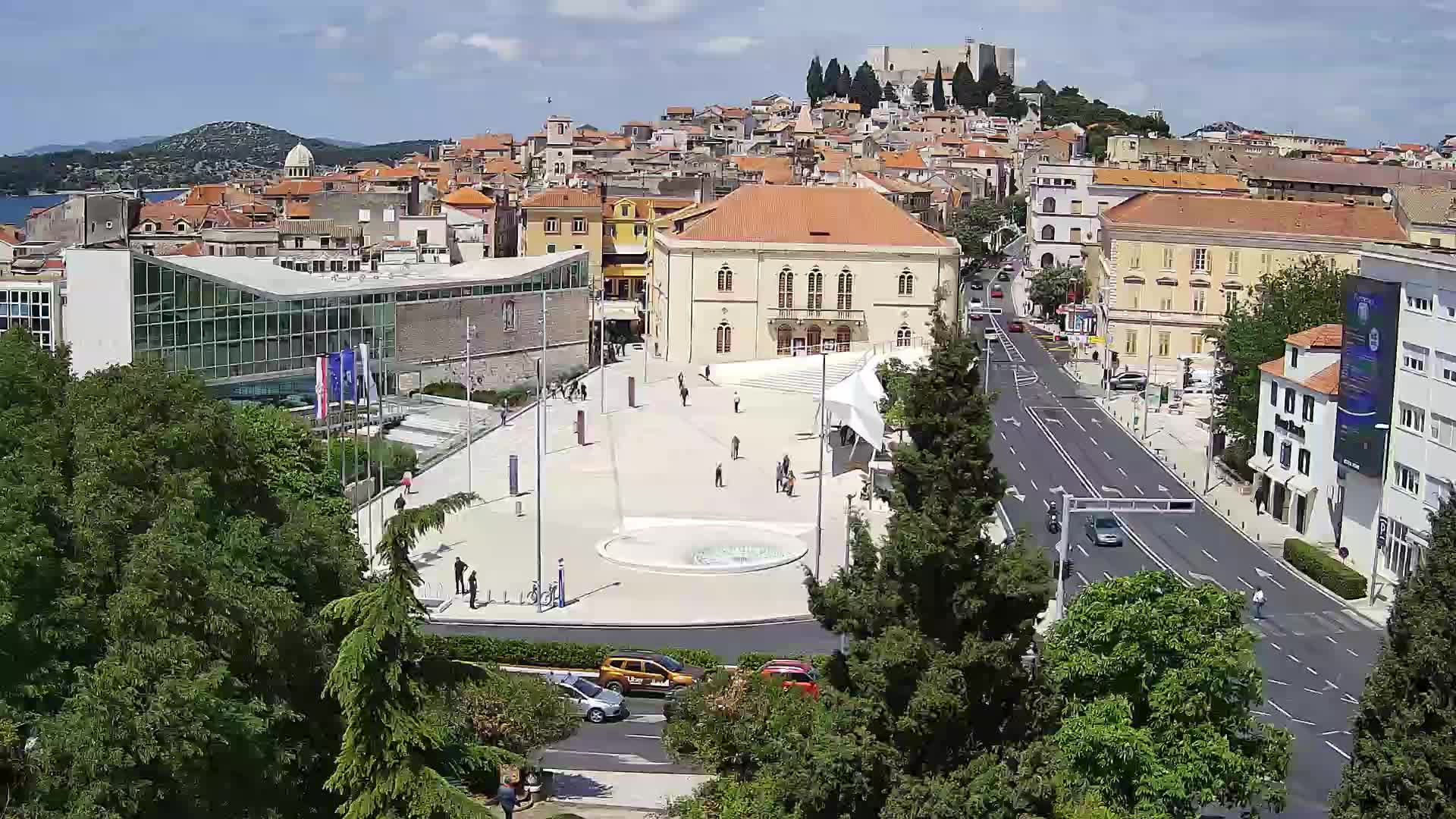 Webcam Šibenik – place Poljana