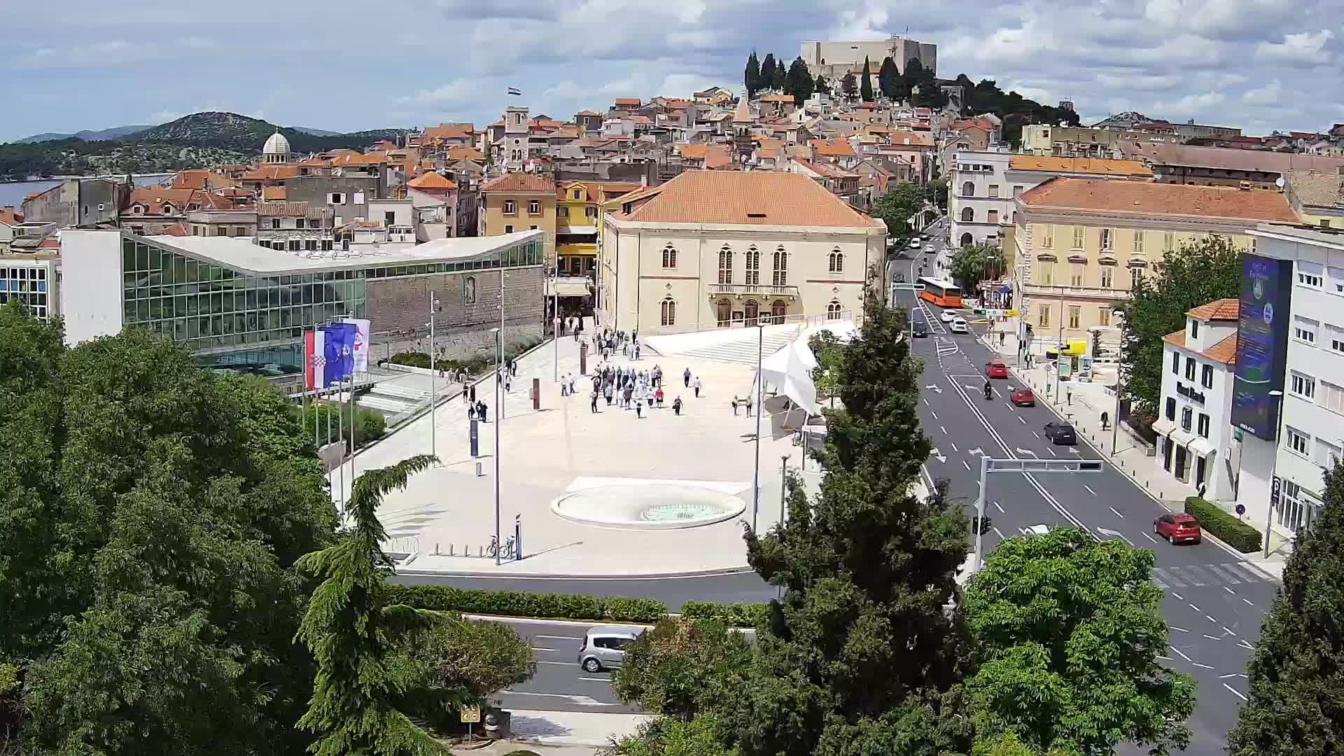 Webcam Šibenik – Poljana square